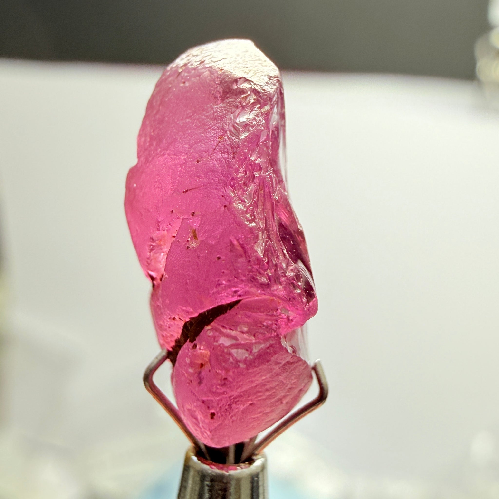 Tanga Garnet, 10.41ct, Tanzania, Untreated Unheated, flat, slightly included, great for setting in jewellery as is