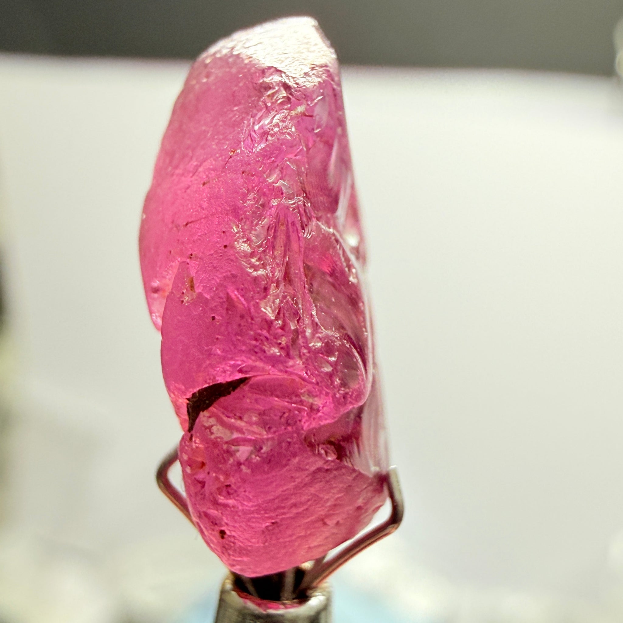 Tanga Garnet, 10.41ct, Tanzania, Untreated Unheated, flat, slightly included, great for setting in jewellery as is