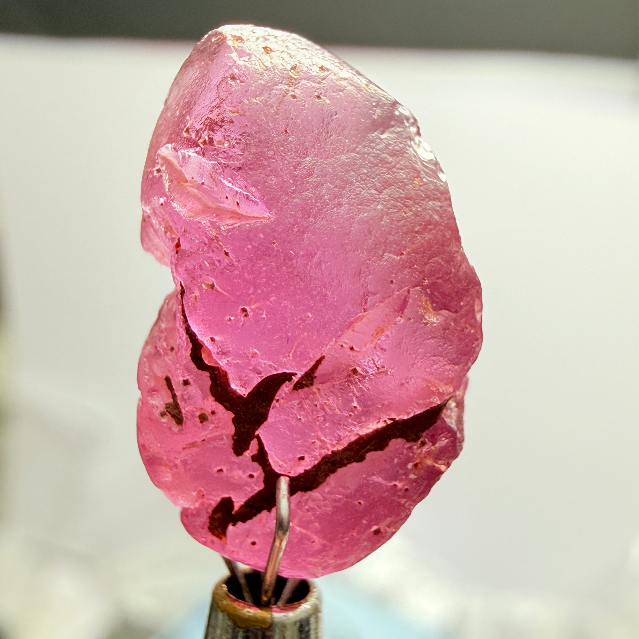 Tanga Garnet, 10.41ct, Tanzania, Untreated Unheated, flat, slightly included, great for setting in jewellery as is