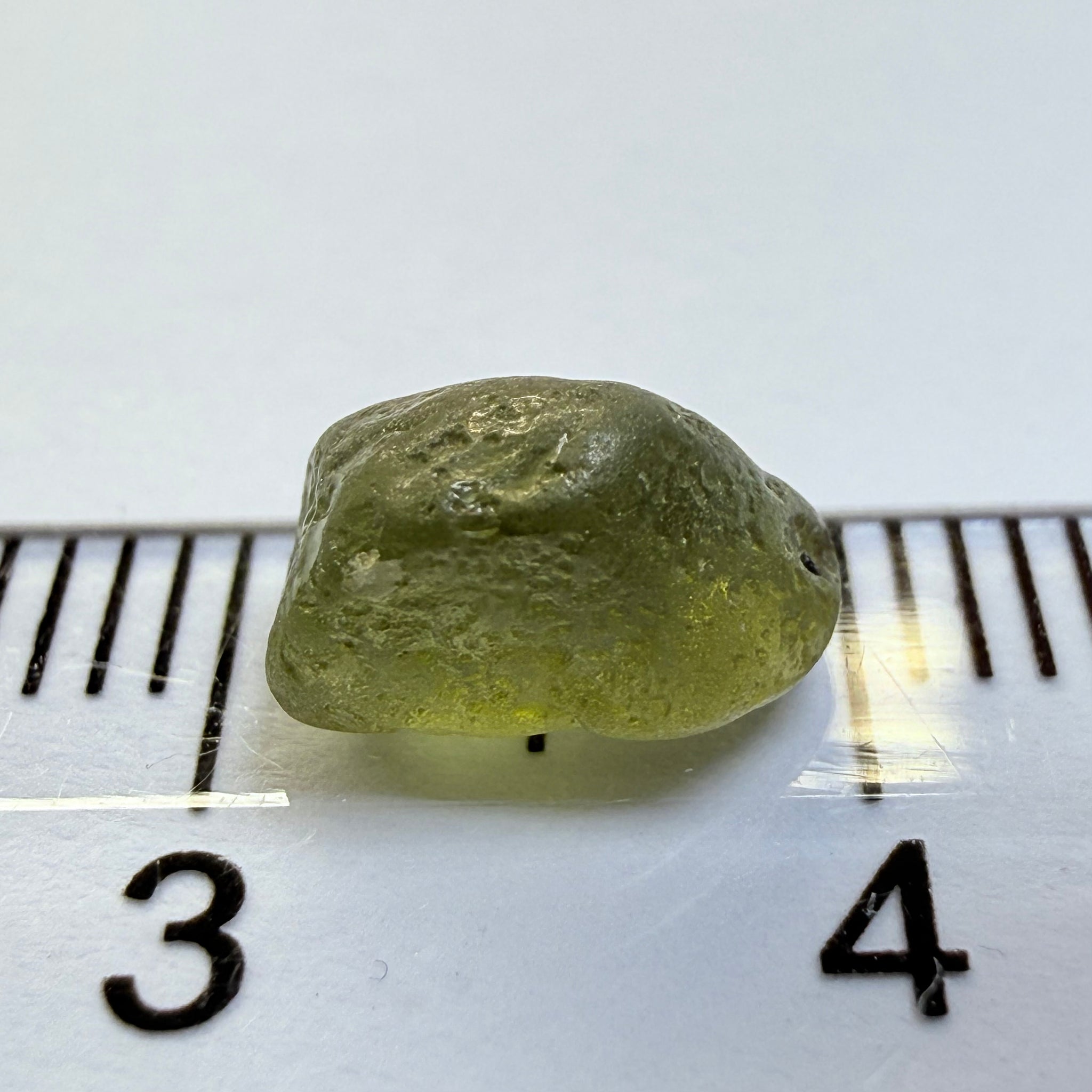 Green Zircon, 2.46ct, Tunduru, Tanzania, Untreated Unheated, slightly included