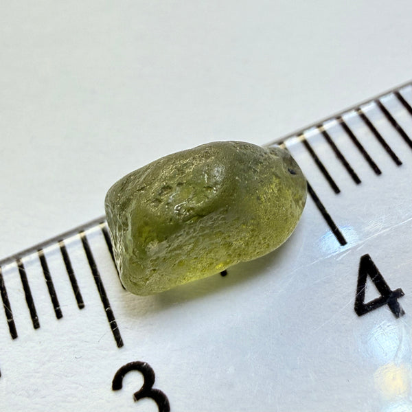 Green Zircon, 2.46ct, Tunduru, Tanzania, Untreated Unheated, slightly included