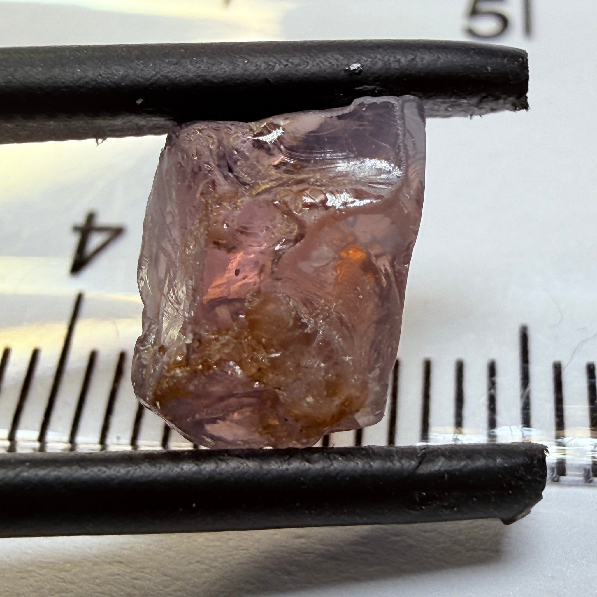 Mahenge Spinel, 3.90ct, Mahenge, Tanzania, Untreated Unheated, flat shape, cloudy and vs