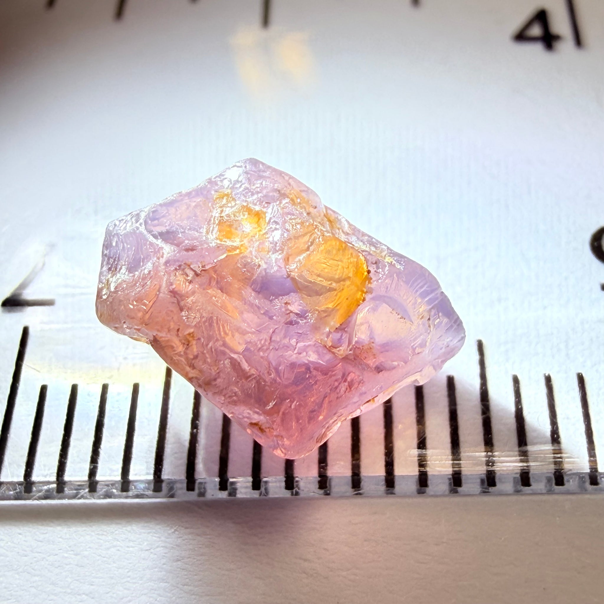 Mahenge Spinel, 3.90ct, Mahenge, Tanzania, Untreated Unheated, flat shape, cloudy and vs