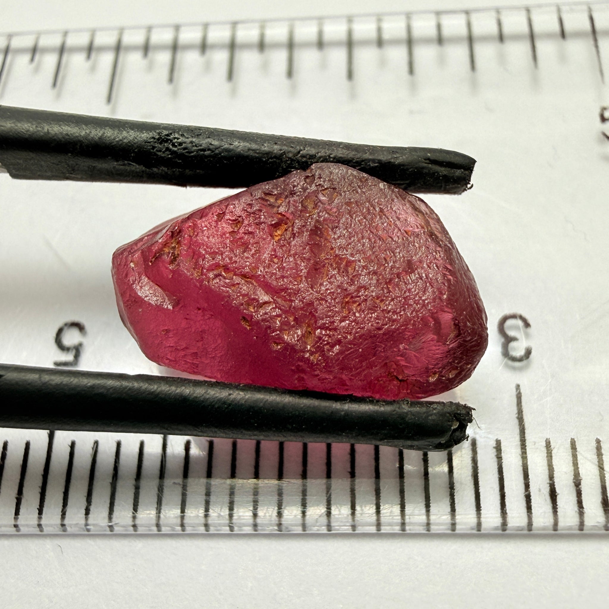 Umbalite Garnet, 8.24ct, Umba Tanzania, Untreated Unheated, no inclusions, just very slightly silky