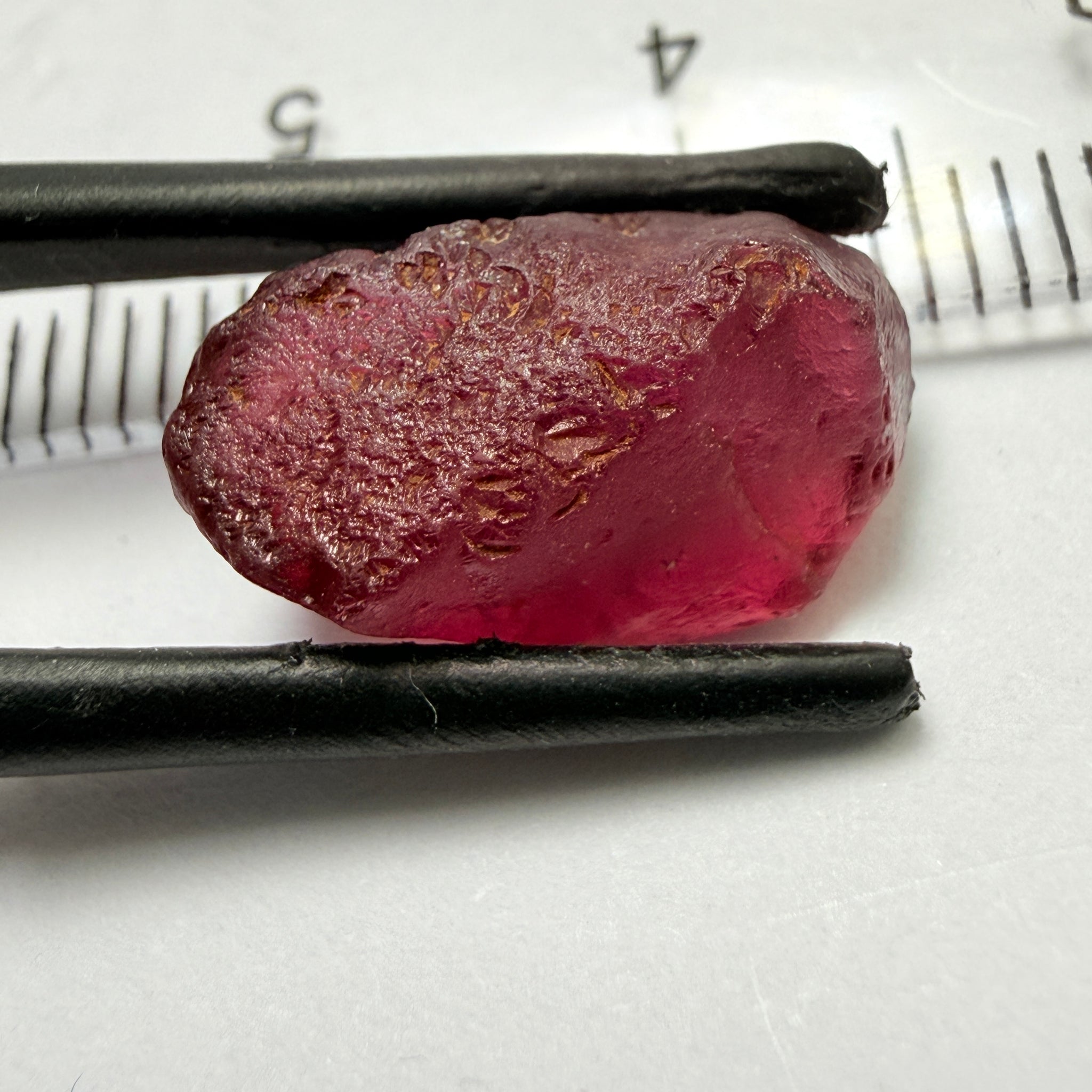 Umbalite Garnet, 8.24ct, Umba Tanzania, Untreated Unheated, no inclusions, just very slightly silky