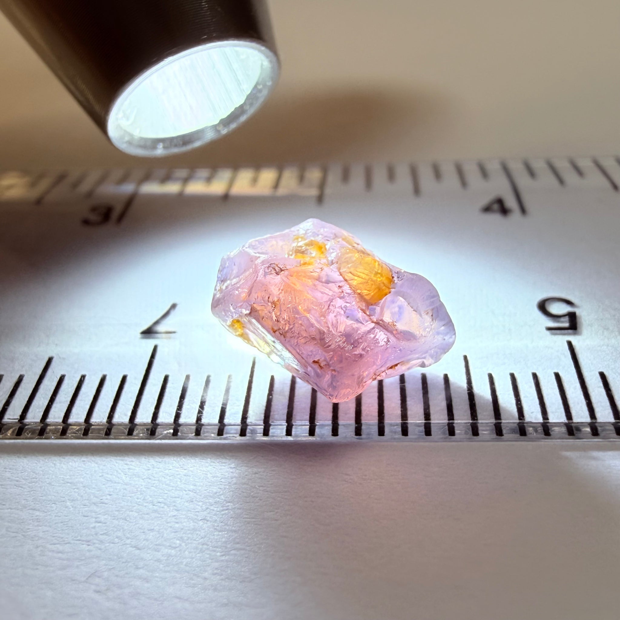 Mahenge Spinel, 3.90ct, Mahenge, Tanzania, Untreated Unheated, flat shape, cloudy and vs