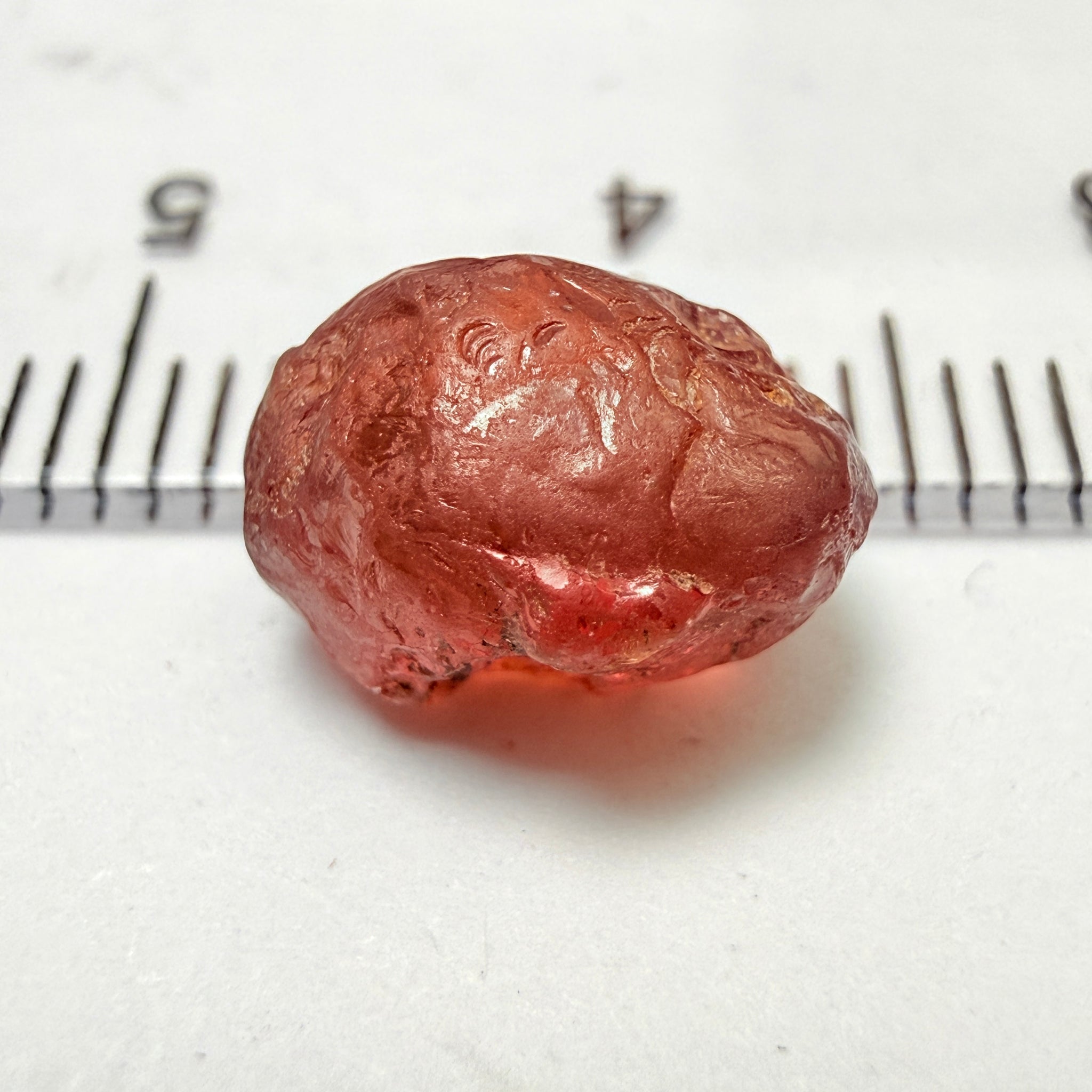 Malaya Garnet, 4.39ct, Tanzania, Untreated Unheated, vvs