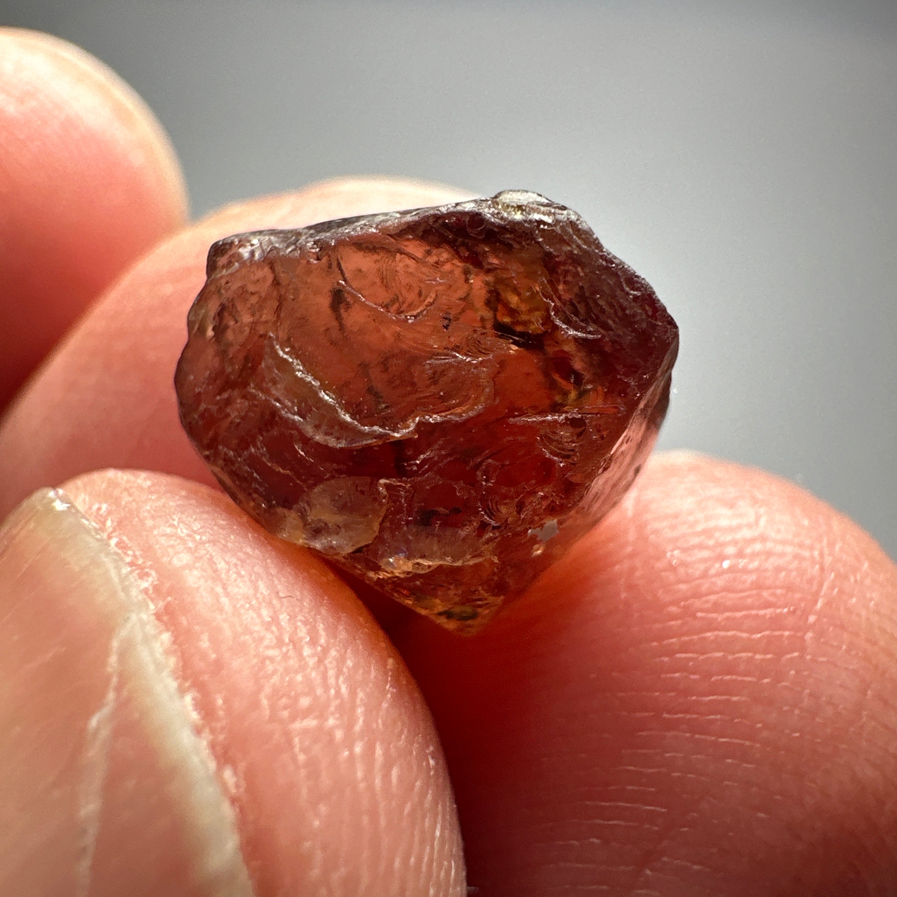 5.97ct Colour Change Garnet, Tanzania, Untreated Unheated, no inclusions just a slight spray of white spots