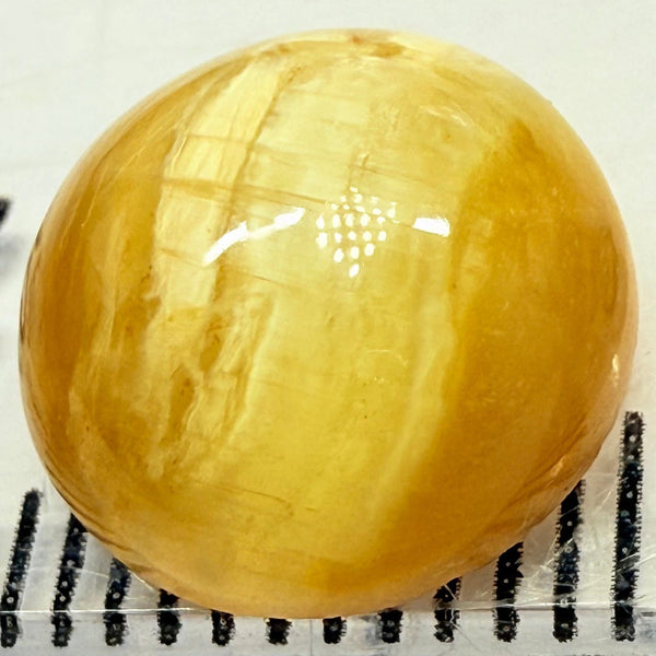 Cats-Eye Opal, 3.63ct, Tanzania, Untreated Unheated, the cats on this one is right to one side