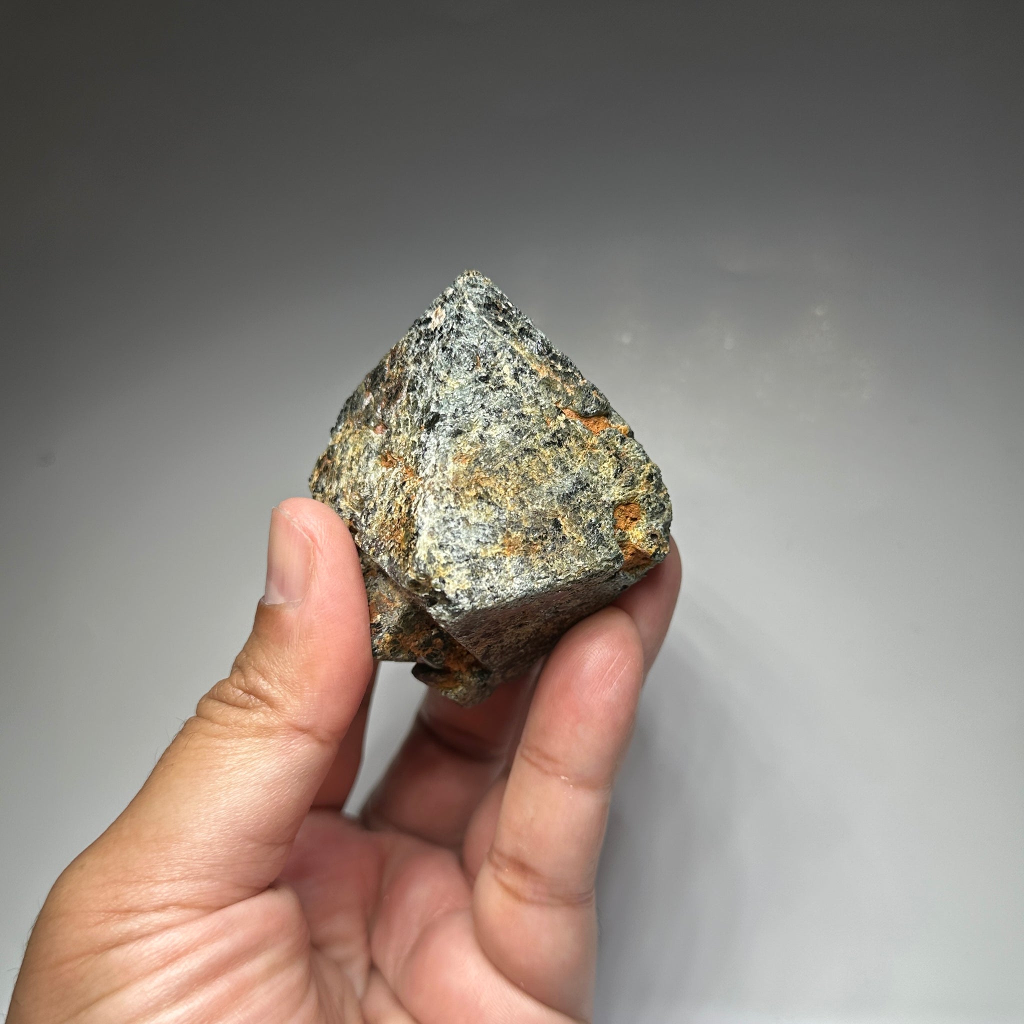 Black Spinel Crystal, 205.40gm / 1027.00ct, 56 x 47 x 47mm, Untreated Unheated, Mahenge, Tanzania