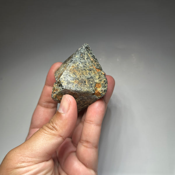 Black Spinel Crystal, 205.40gm / 1027.00ct, 56 x 47 x 47mm, Untreated Unheated, Mahenge, Tanzania