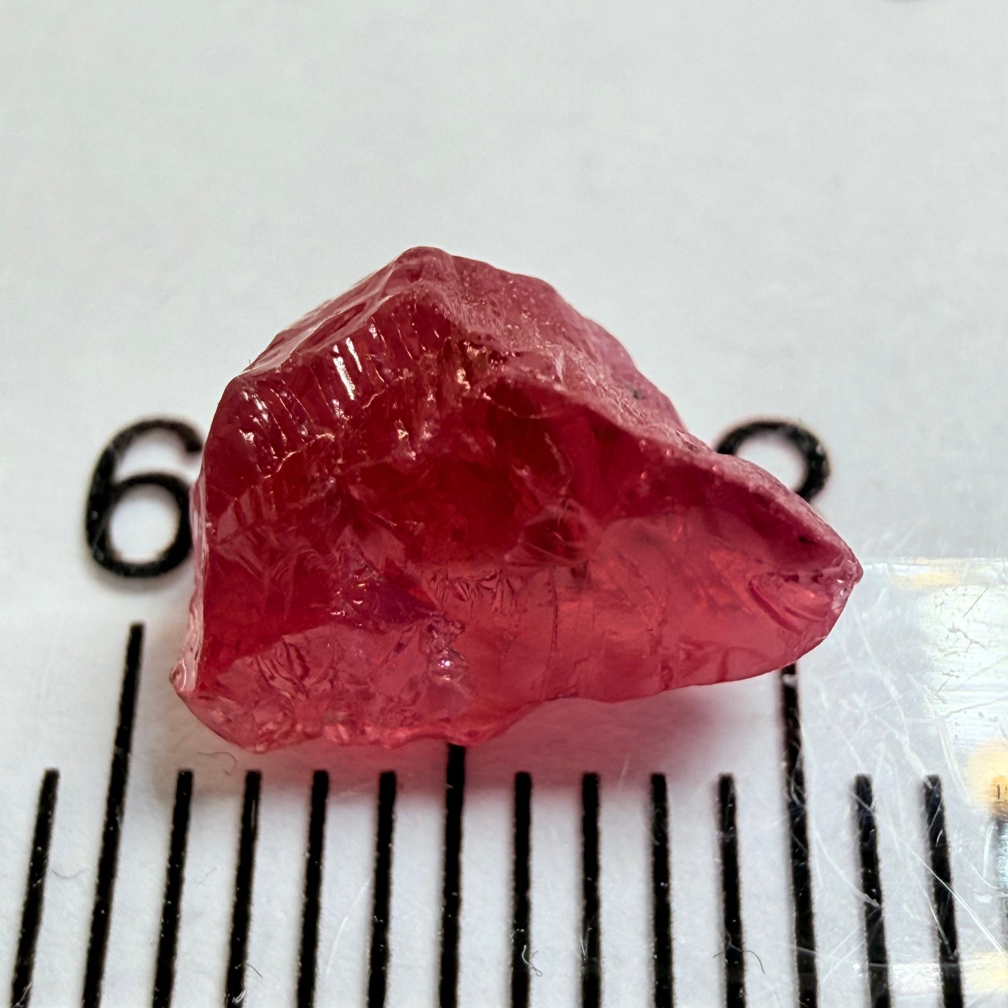Winza Ruby, 2.83ct, Winza, Tanzania, Untreated Unheated, fractures inside, great for setting in jewellery as is