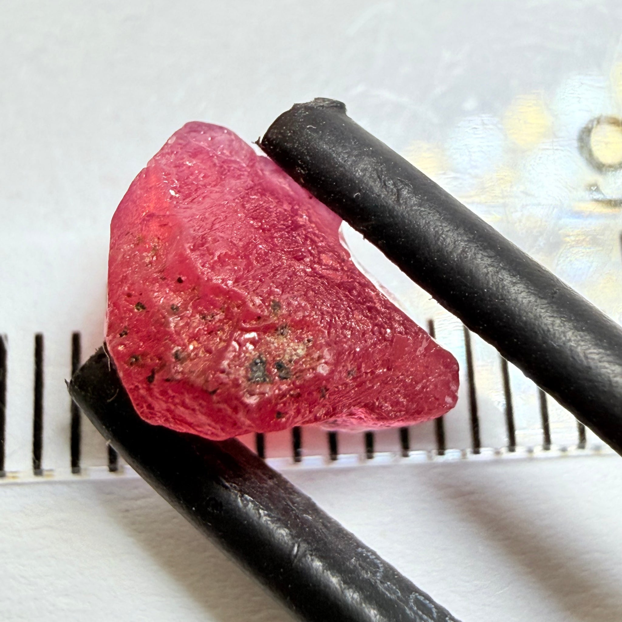 Winza Ruby, 2.83ct, Winza, Tanzania, Untreated Unheated, fractures inside, great for setting in jewellery as is