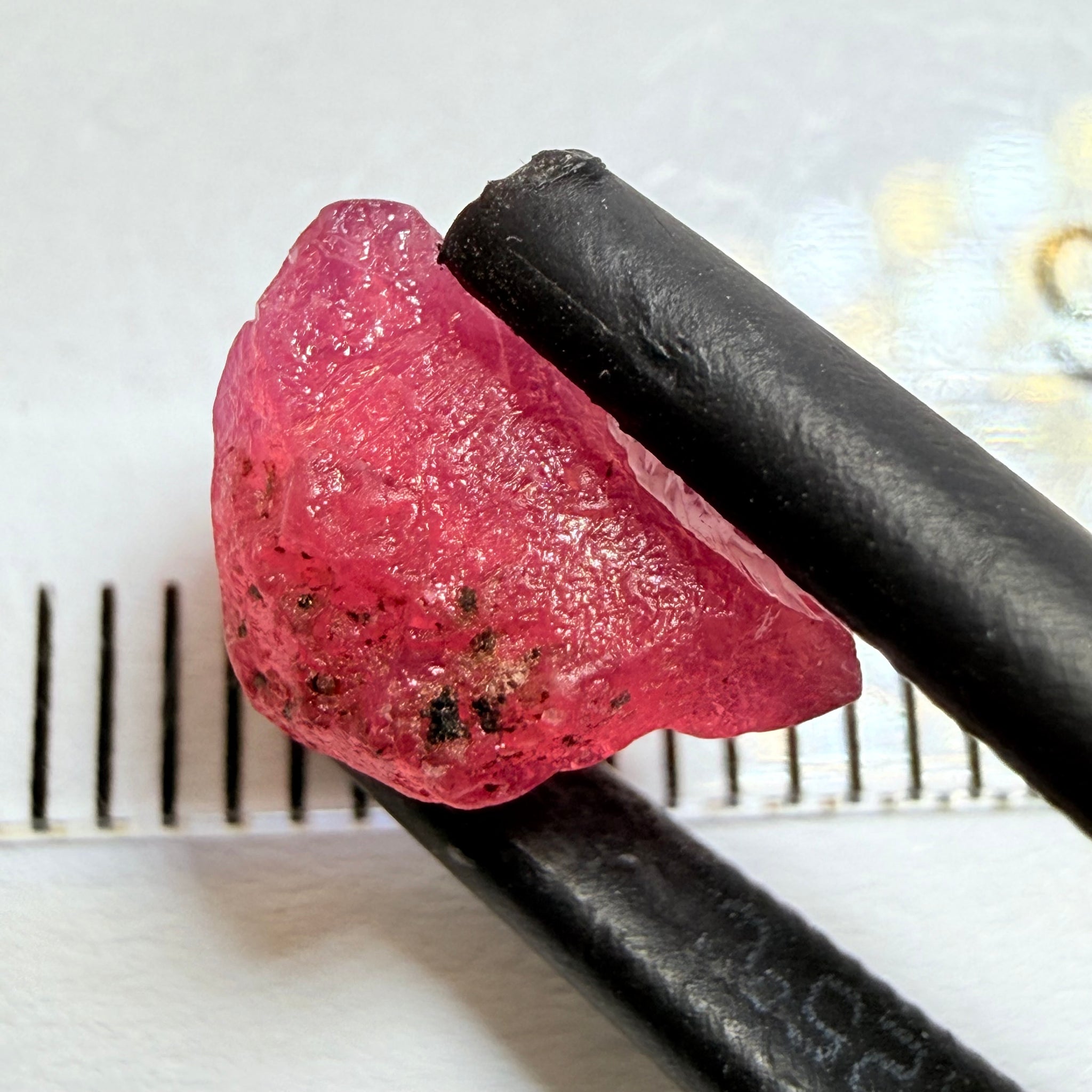 Winza Ruby, 2.83ct, Winza, Tanzania, Untreated Unheated, fractures inside, great for setting in jewellery as is
