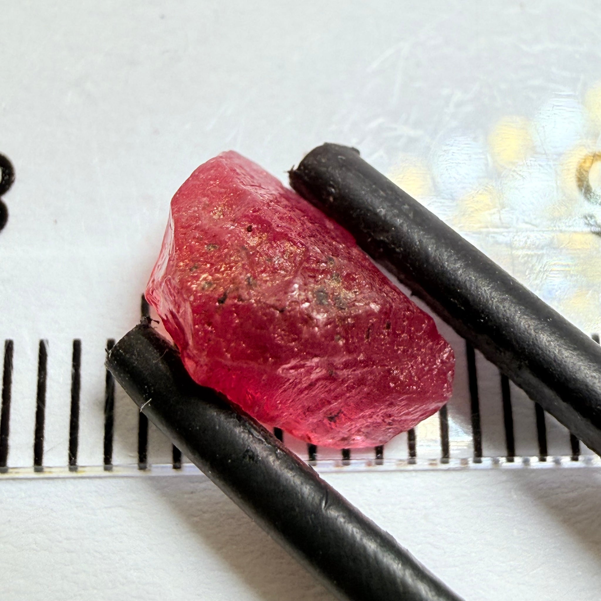 Winza Ruby, 2.83ct, Winza, Tanzania, Untreated Unheated, fractures inside, great for setting in jewellery as is