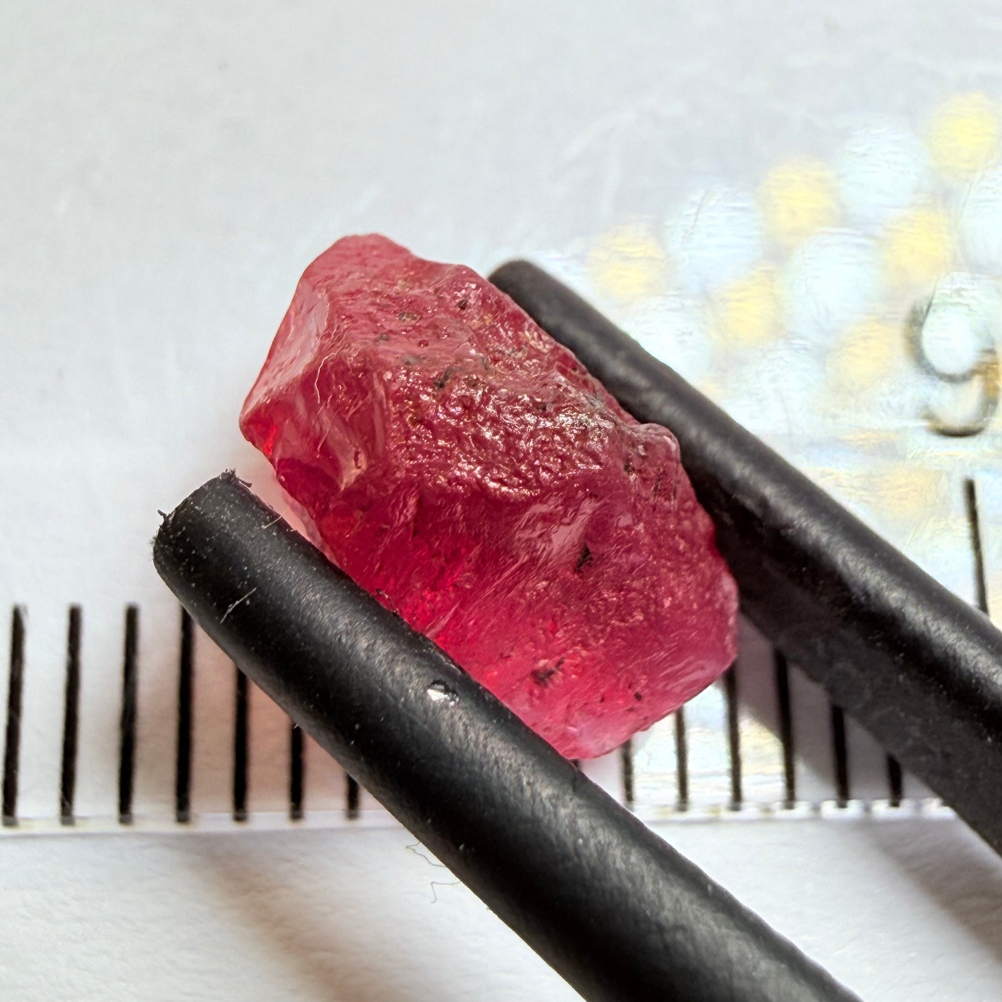 Winza Ruby, 2.83ct, Winza, Tanzania, Untreated Unheated, fractures inside, great for setting in jewellery as is