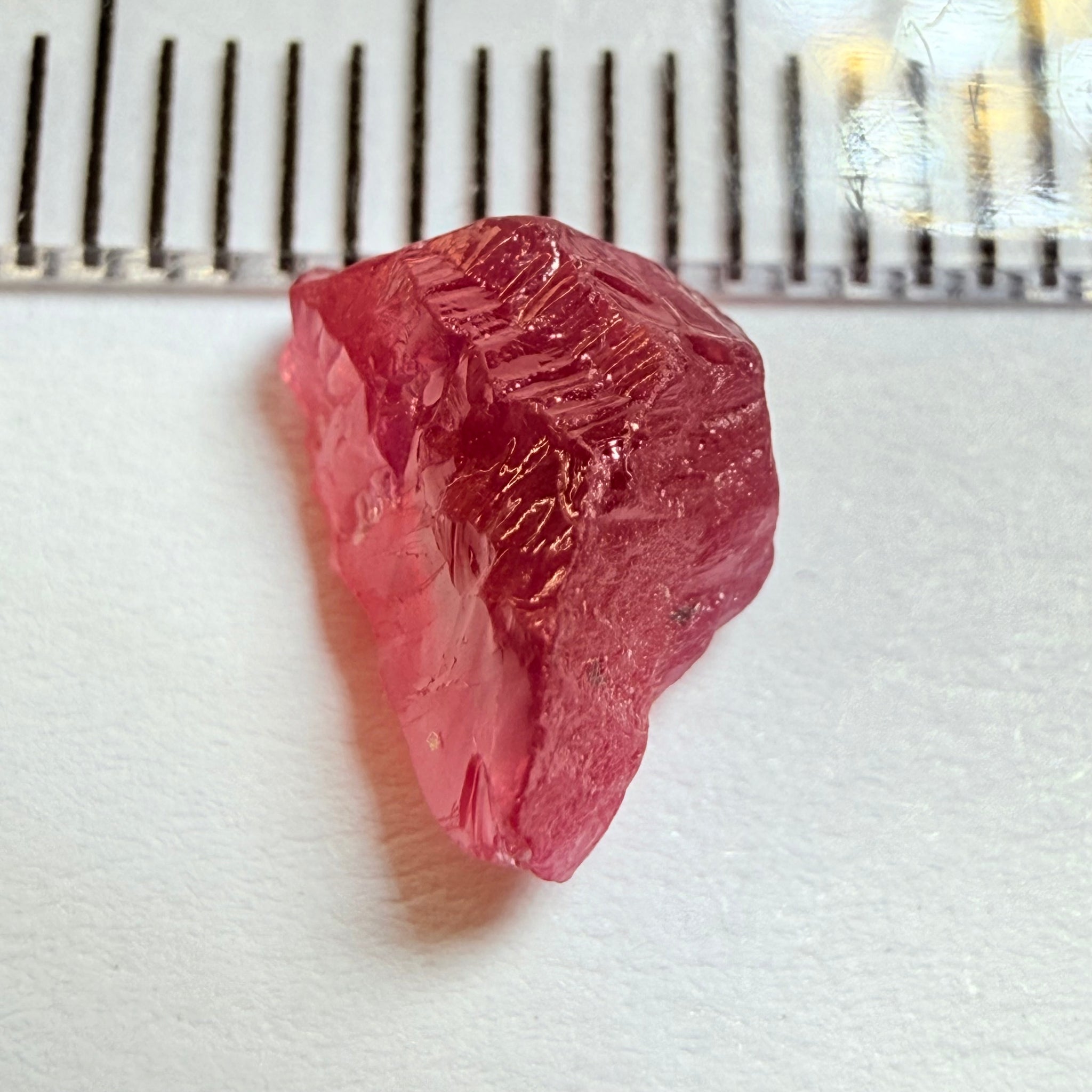 Winza Ruby, 2.83ct, Winza, Tanzania, Untreated Unheated, fractures inside, great for setting in jewellery as is