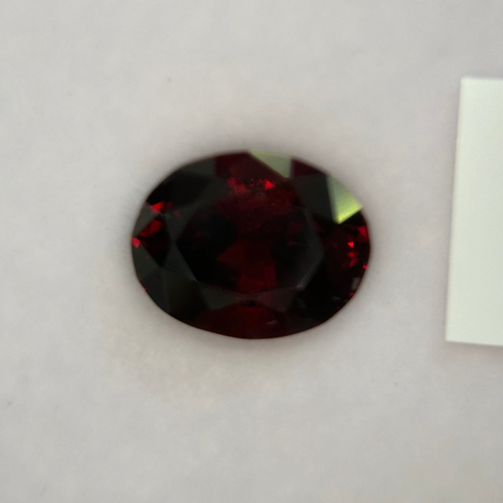 3.79ct Garnet, Umba, Tanzania, Untreated Unheated. Little dark this one