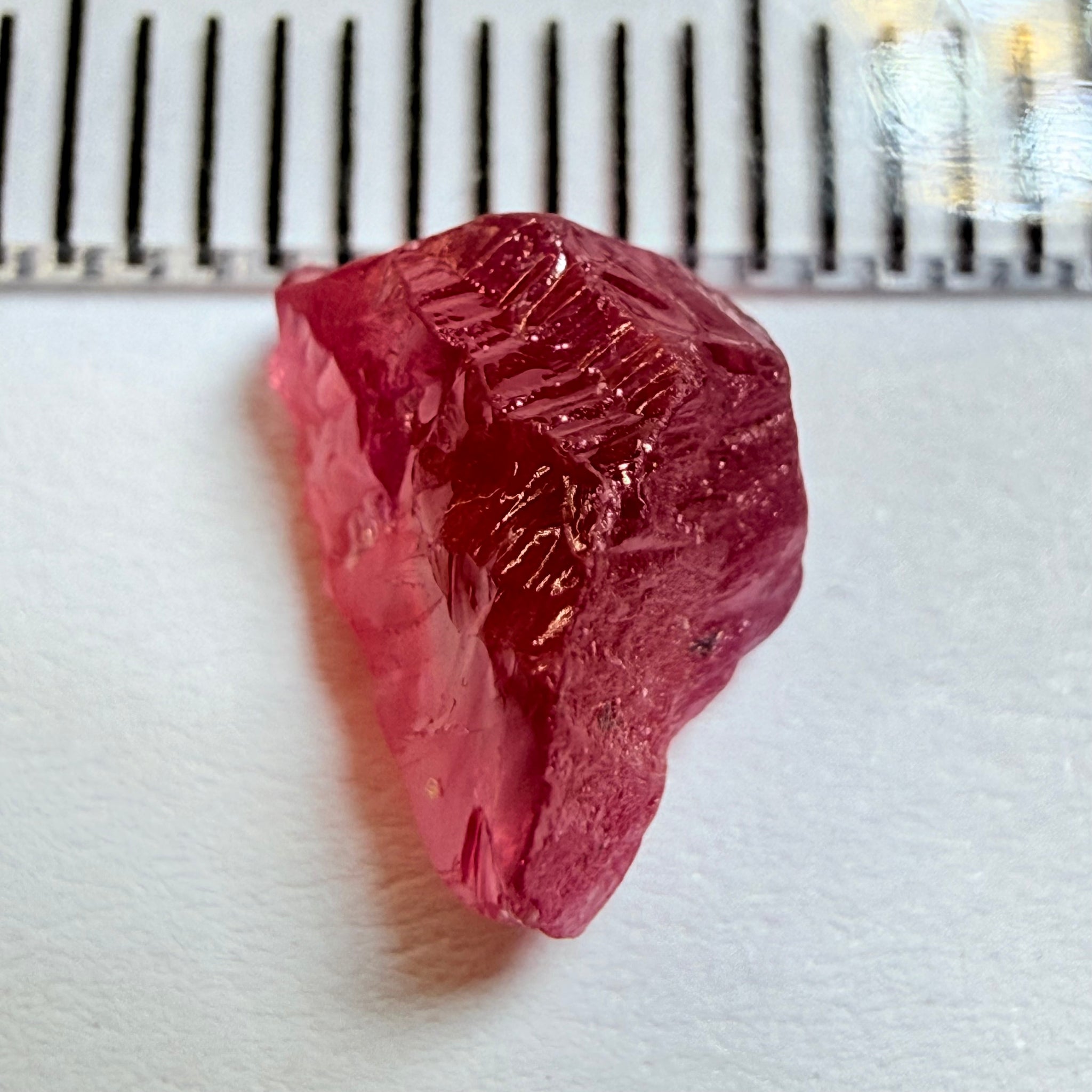 Winza Ruby, 2.83ct, Winza, Tanzania, Untreated Unheated, fractures inside, great for setting in jewellery as is