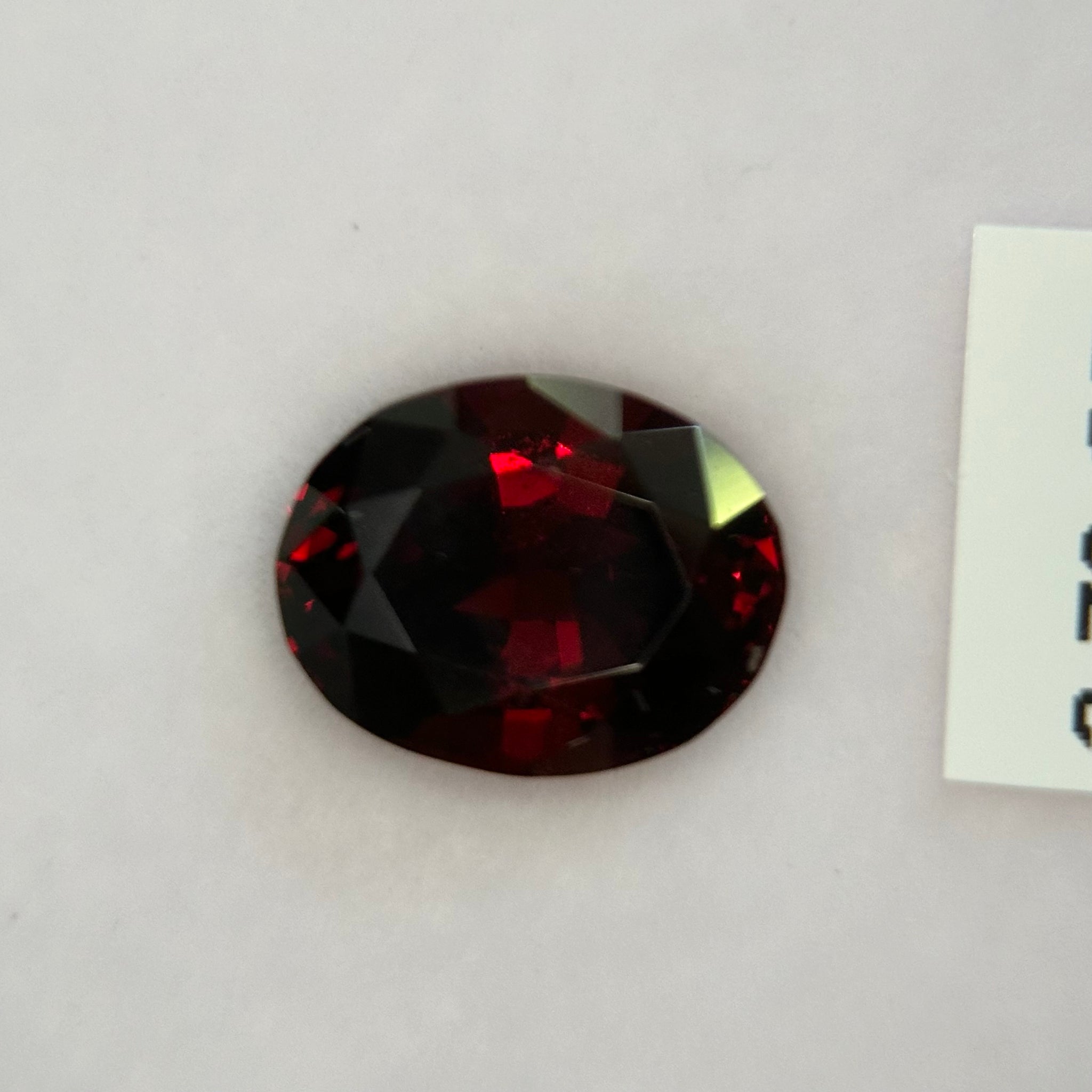 3.79ct Garnet, Umba, Tanzania, Untreated Unheated. Little dark this one