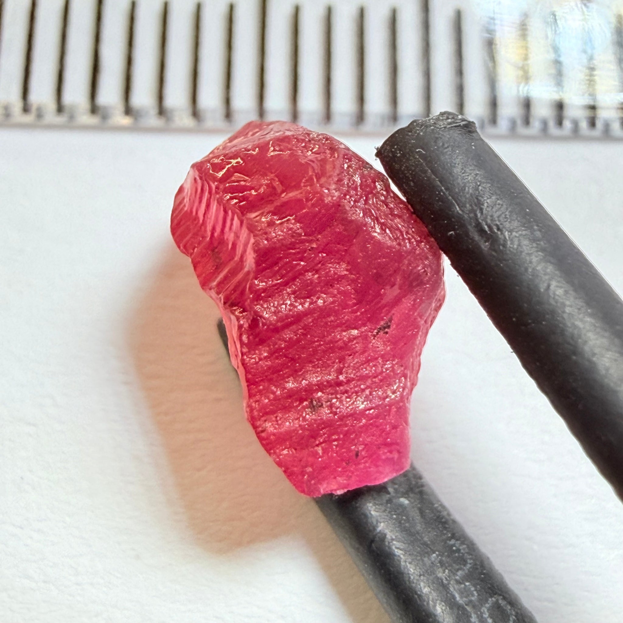 Winza Ruby, 2.83ct, Winza, Tanzania, Untreated Unheated, fractures inside, great for setting in jewellery as is