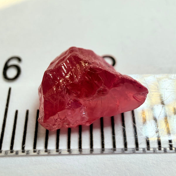Winza Ruby, 2.83ct, Winza, Tanzania, Untreated Unheated, fractures inside, great for setting in jewellery as is