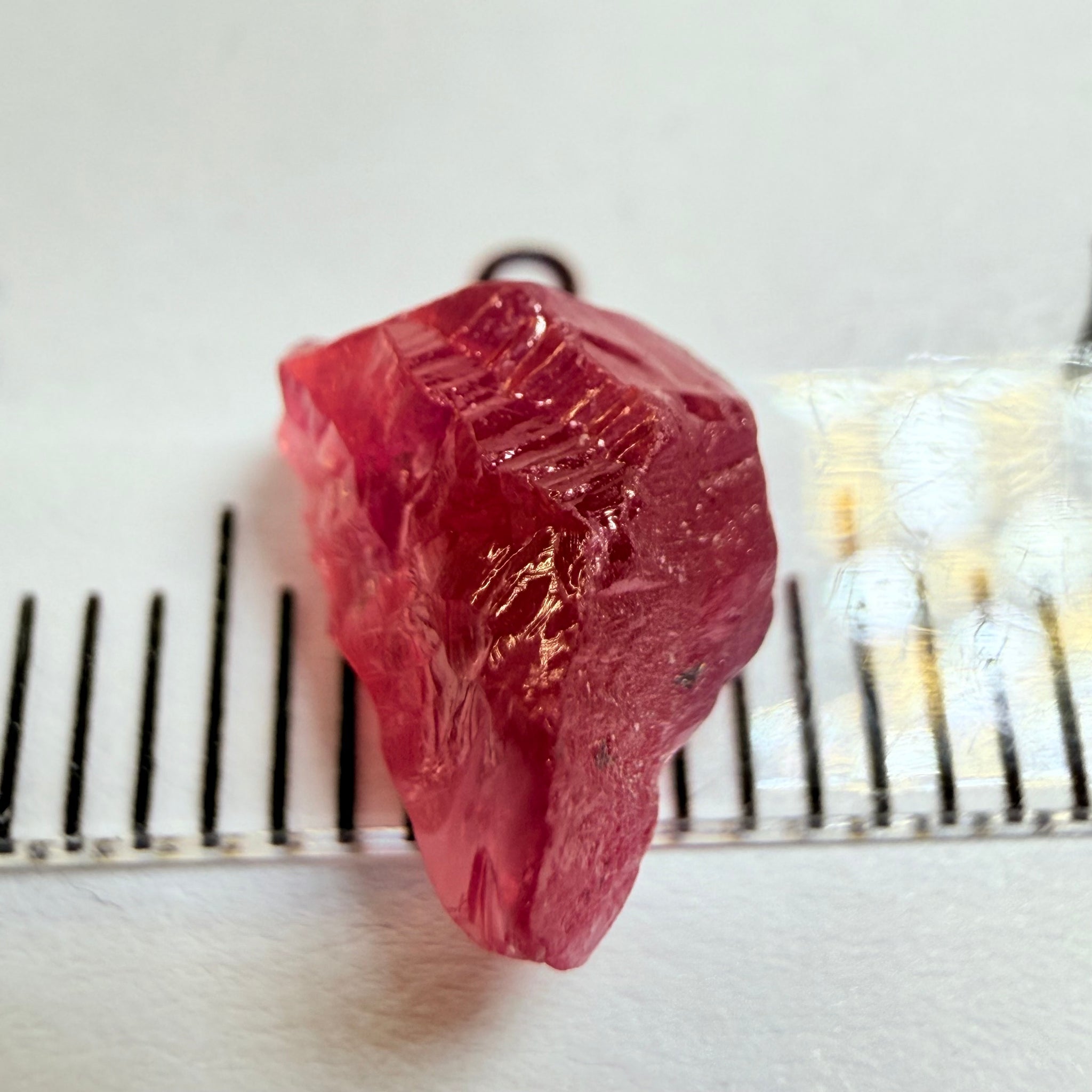 Winza Ruby, 2.83ct, Winza, Tanzania, Untreated Unheated, fractures inside, great for setting in jewellery as is