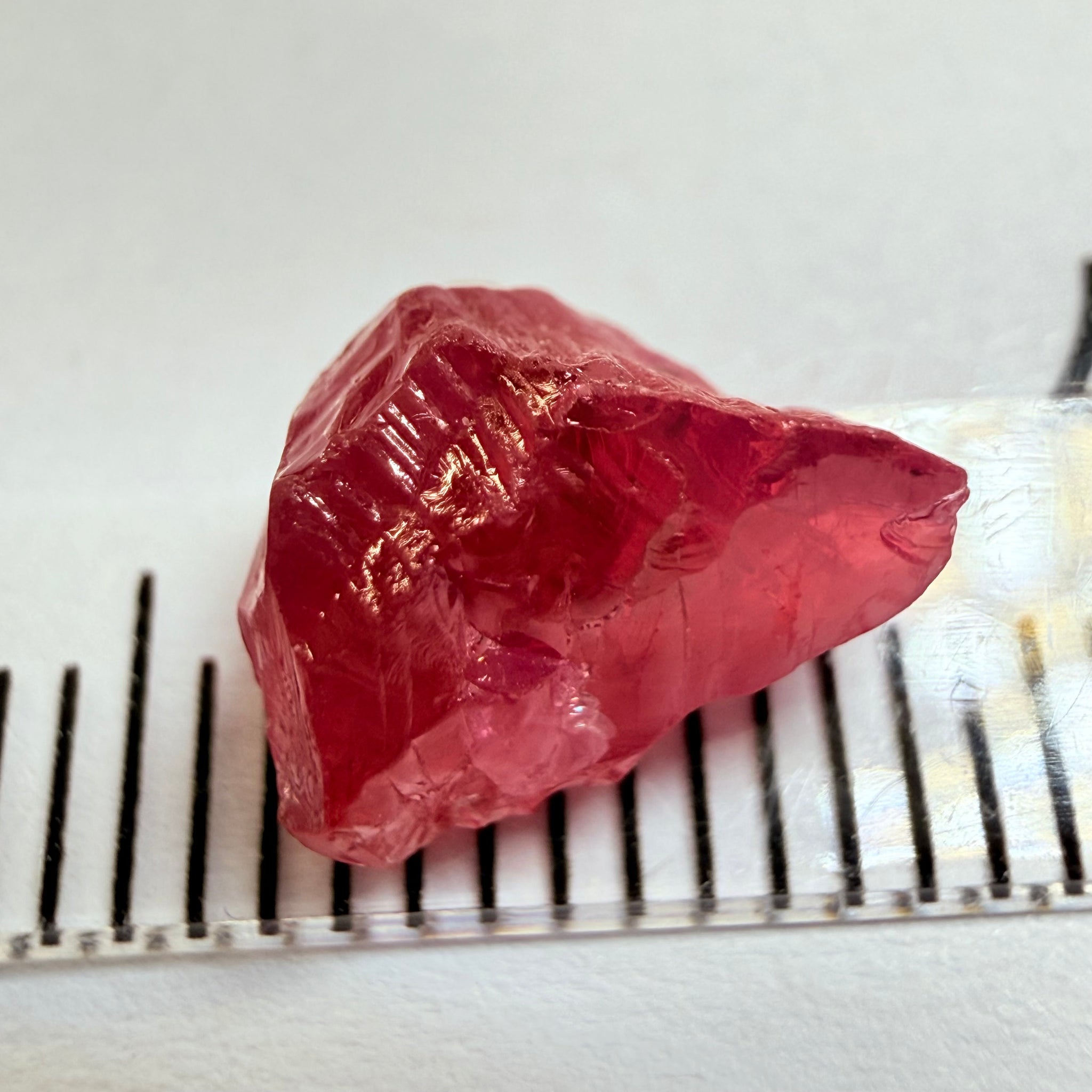 Winza Ruby, 2.83ct, Winza, Tanzania, Untreated Unheated, fractures inside, great for setting in jewellery as is