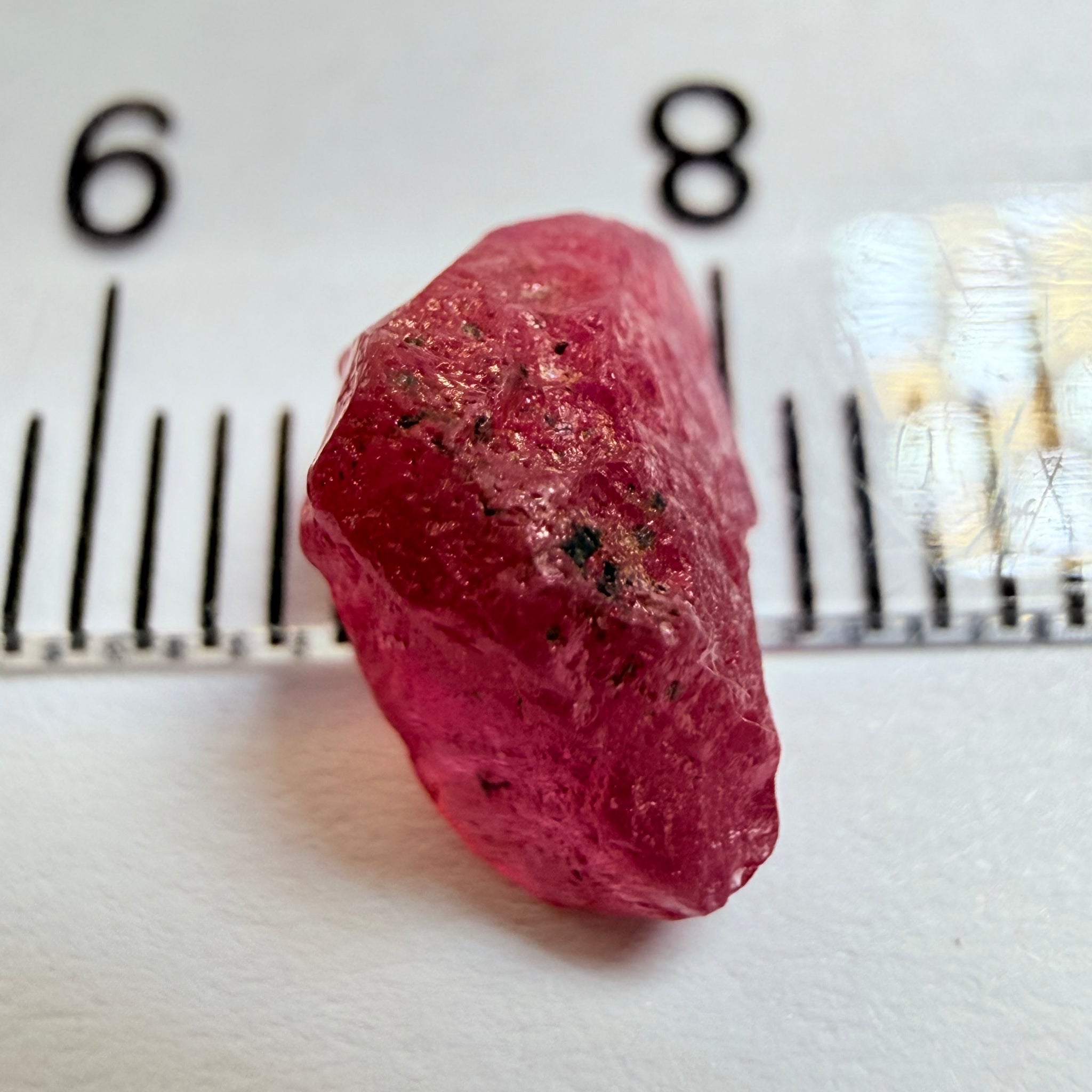 Winza Ruby, 2.83ct, Winza, Tanzania, Untreated Unheated, fractures inside, great for setting in jewellery as is