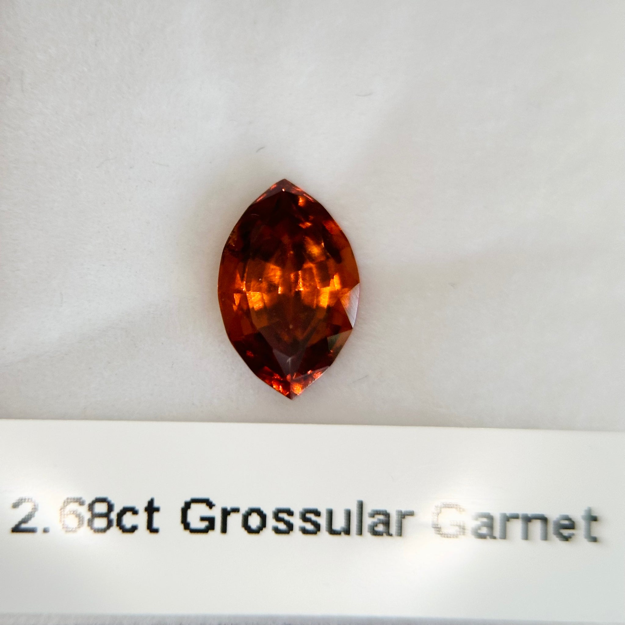 2.68ct Hessonite Garnet, Untreated Unheated