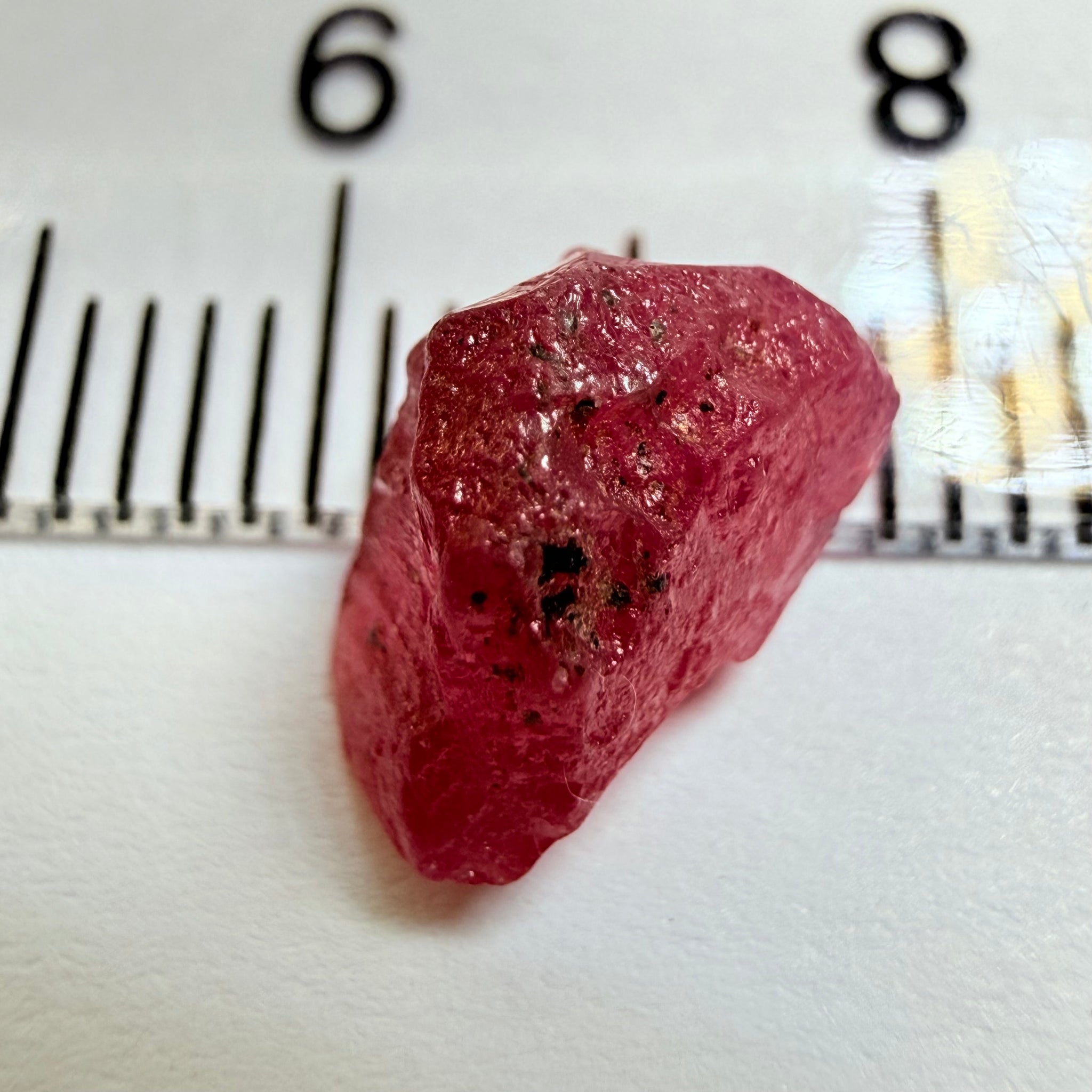 Winza Ruby, 2.83ct, Winza, Tanzania, Untreated Unheated, fractures inside, great for setting in jewellery as is