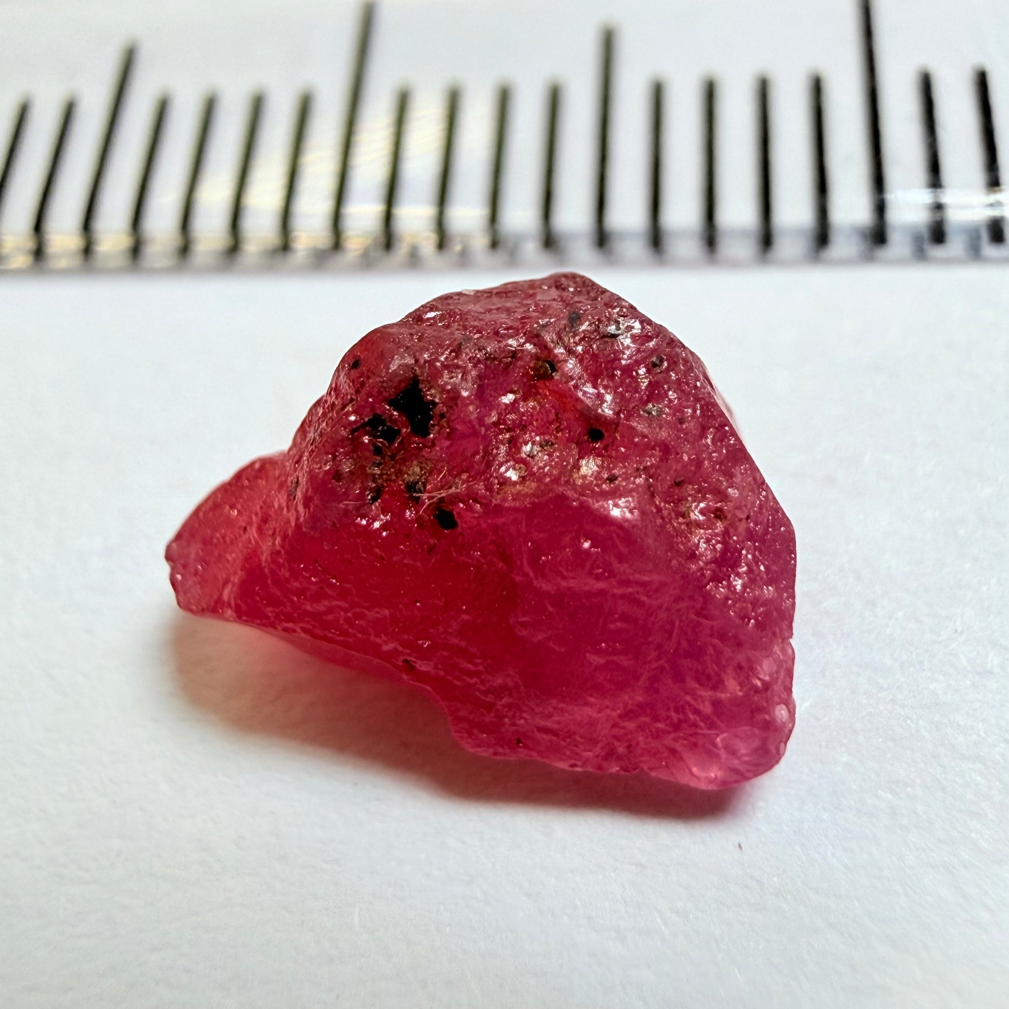 Winza Ruby, 2.83ct, Winza, Tanzania, Untreated Unheated, fractures inside, great for setting in jewellery as is