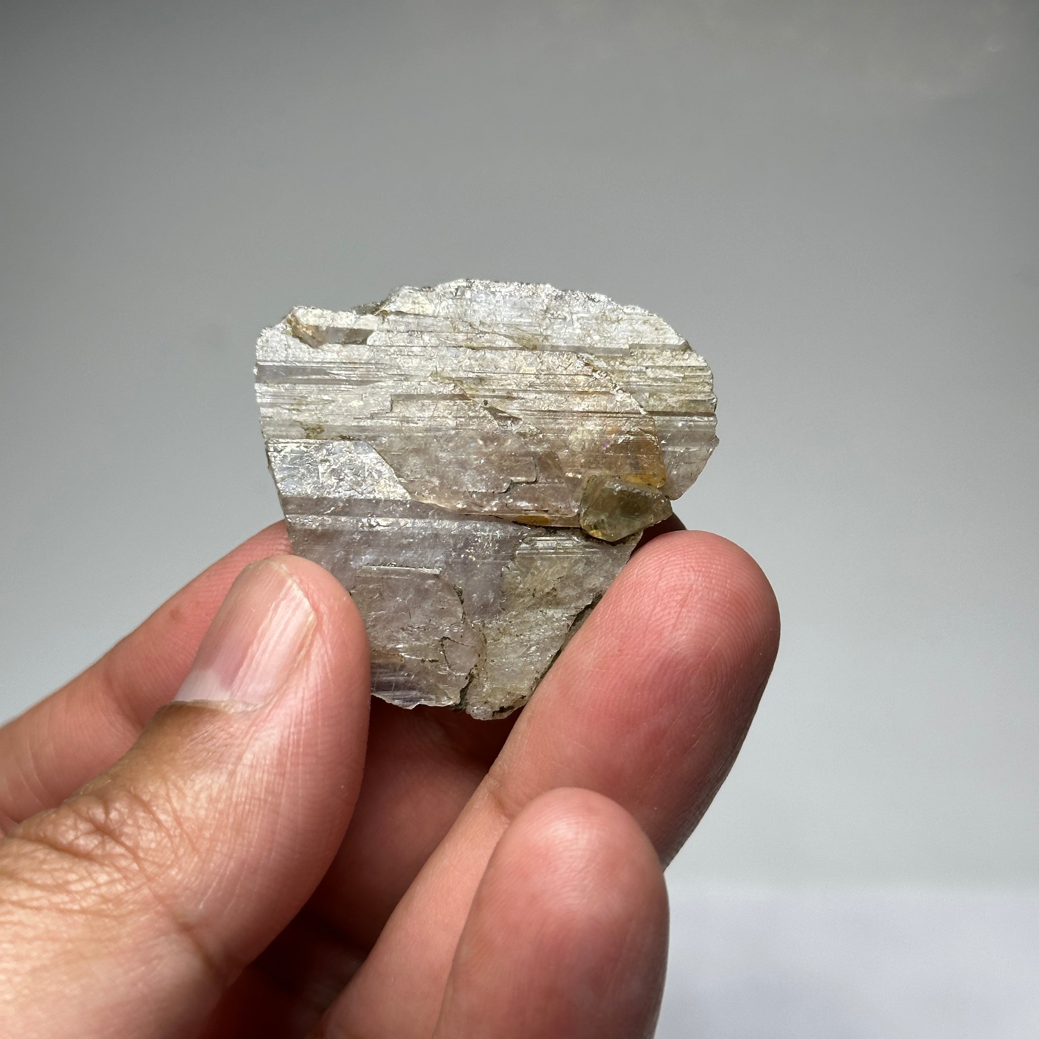 Magnesio Axinite Crystal, 83.33ct, Merelani, Tanzania. 3.8 x 4.0 x 1.05cm