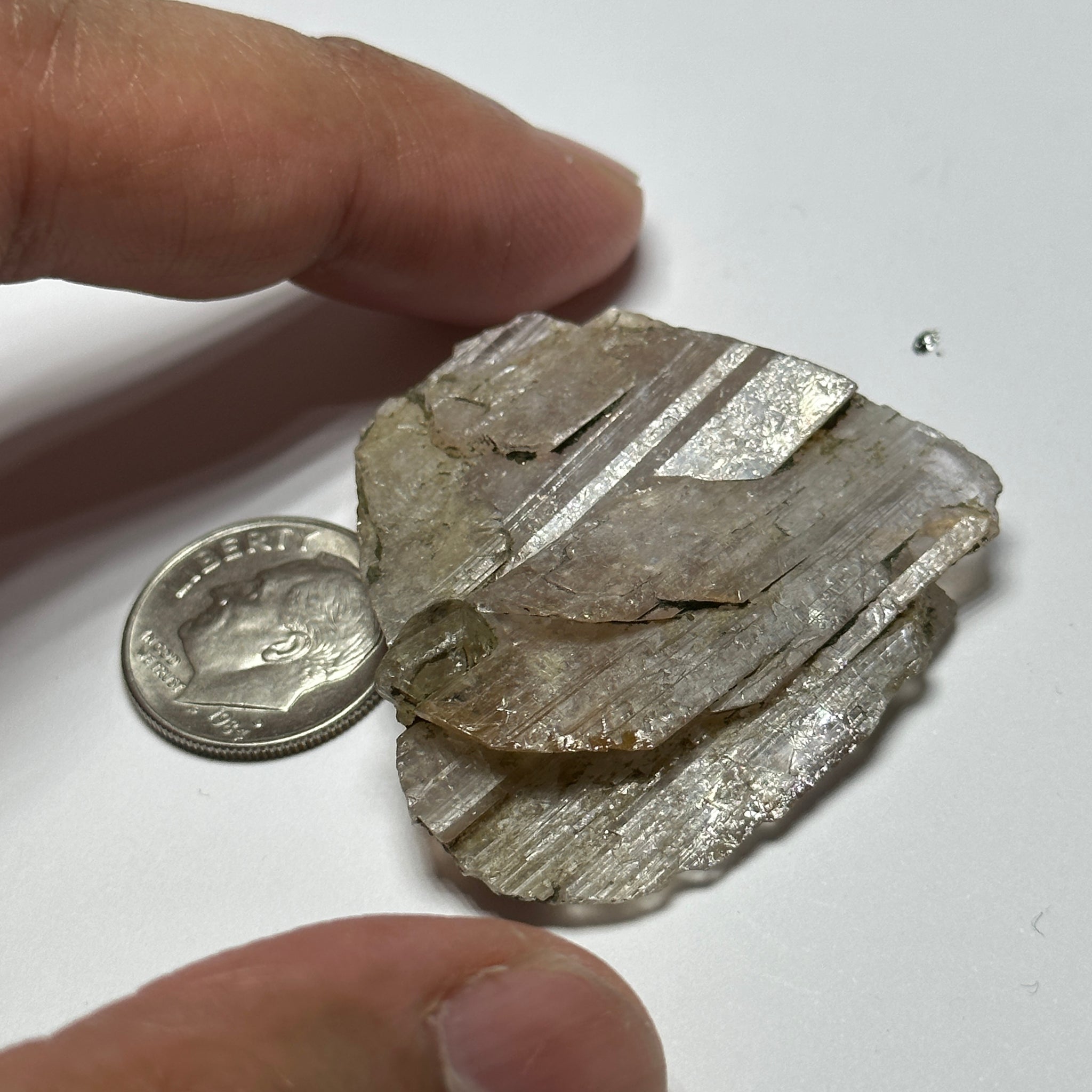 Magnesio Axinite Crystal, 83.33ct, Merelani, Tanzania. 3.8 x 4.0 x 1.05cm