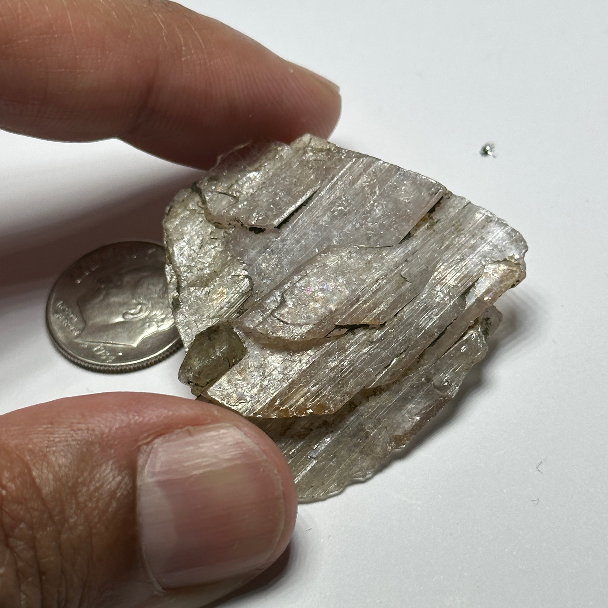 Magnesio Axinite Crystal, 83.33ct, Merelani, Tanzania. 3.8 x 4.0 x 1.05cm