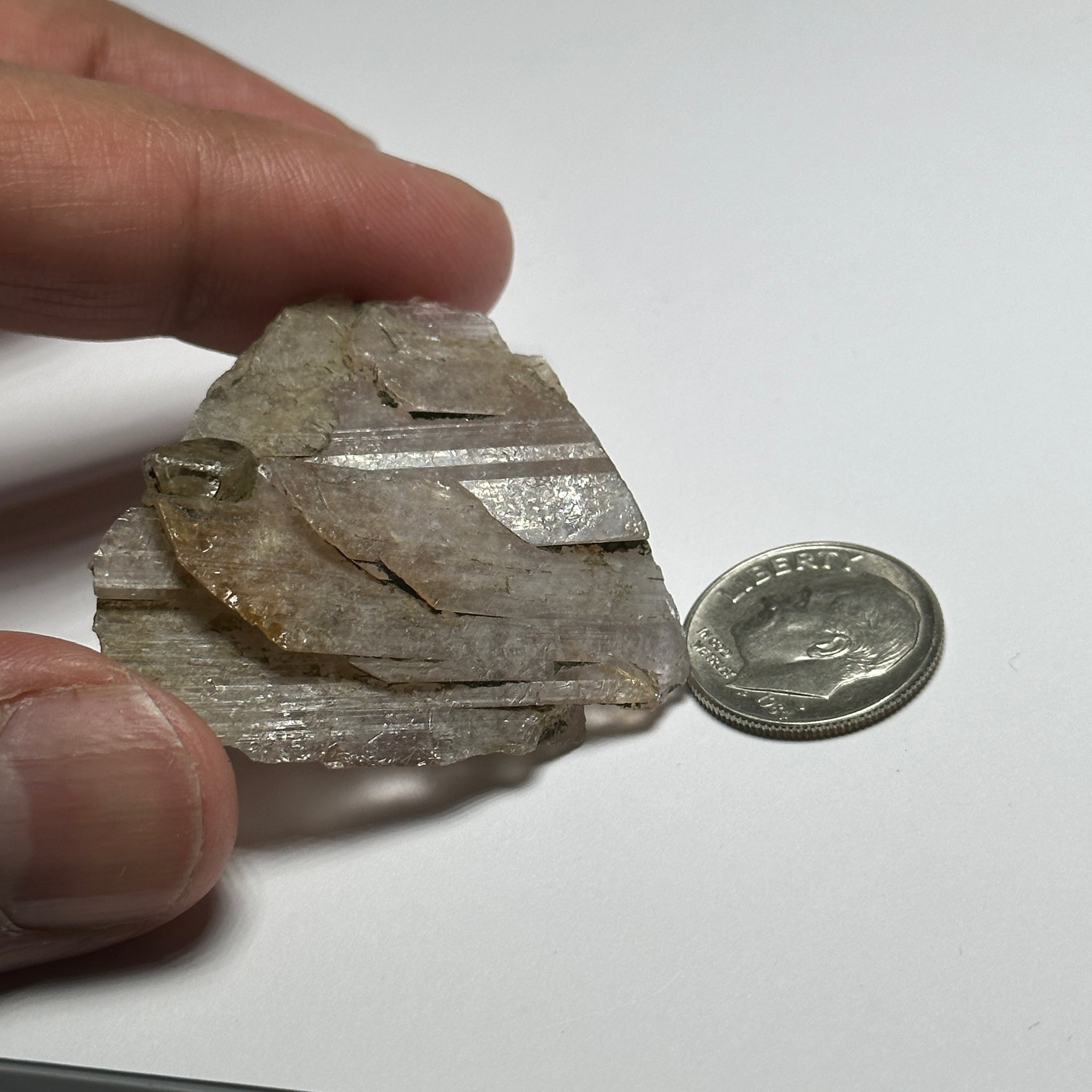 Magnesio Axinite Crystal, 83.33ct, Merelani, Tanzania. 3.8 x 4.0 x 1.05cm