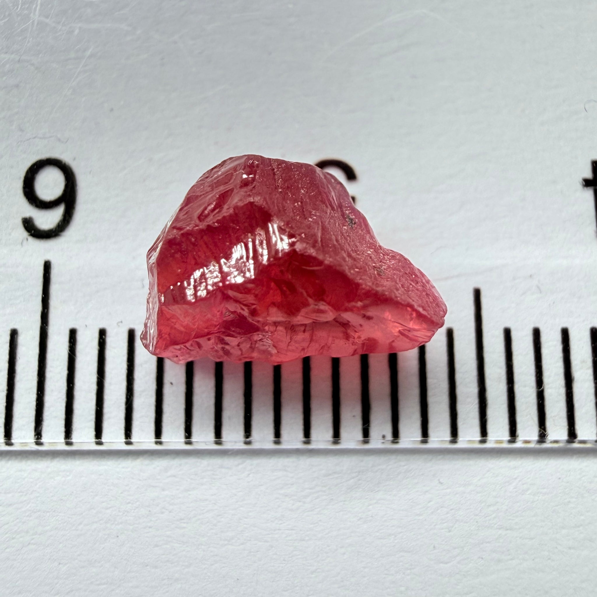 Winza Ruby, 2.83ct, Winza, Tanzania, Untreated Unheated, fractures inside, great for setting in jewellery as is