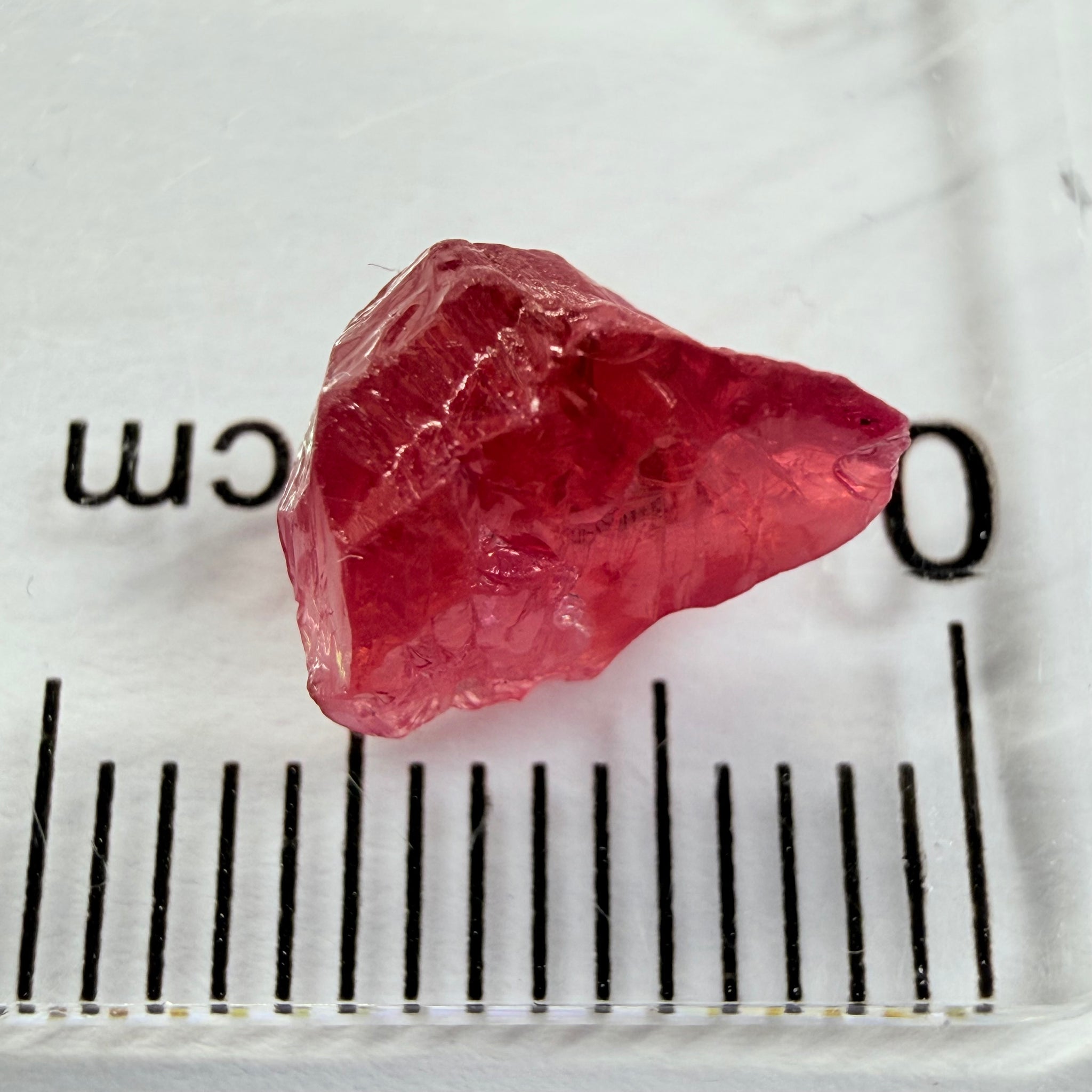 Winza Ruby, 2.83ct, Winza, Tanzania, Untreated Unheated, fractures inside, great for setting in jewellery as is