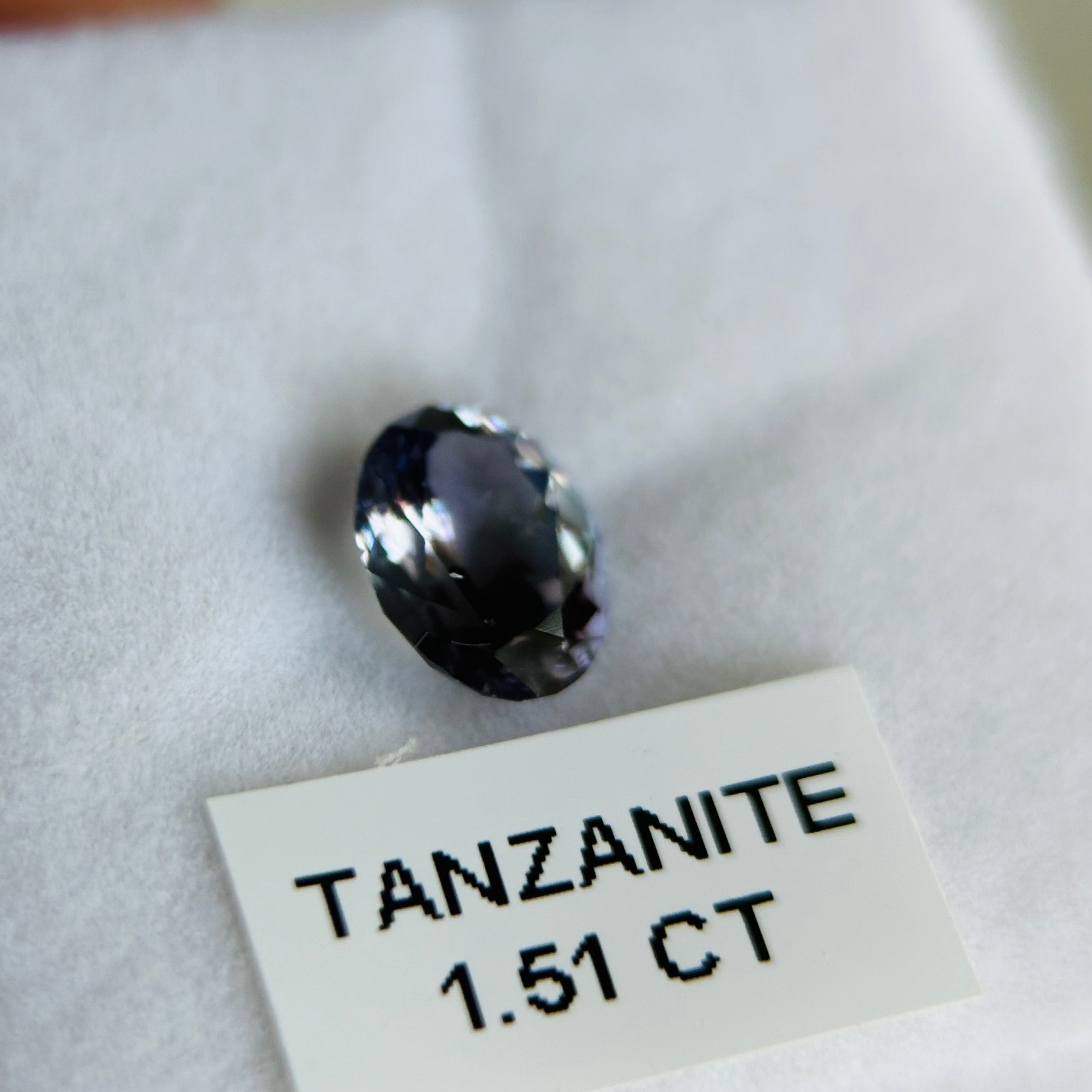 1.51ct Tanzanite, Tanzania. Unheated Untreated