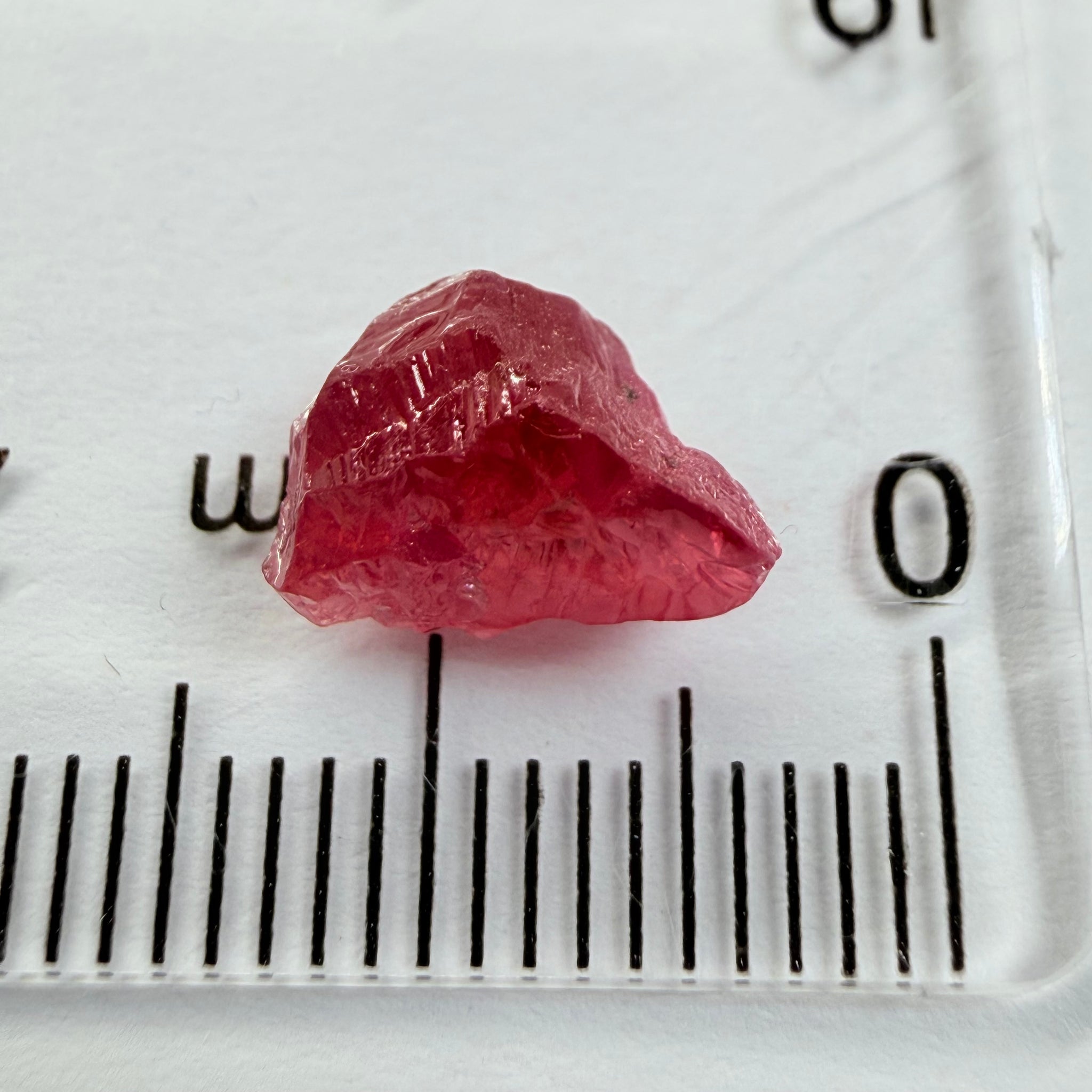 Winza Ruby, 2.83ct, Winza, Tanzania, Untreated Unheated, fractures inside, great for setting in jewellery as is