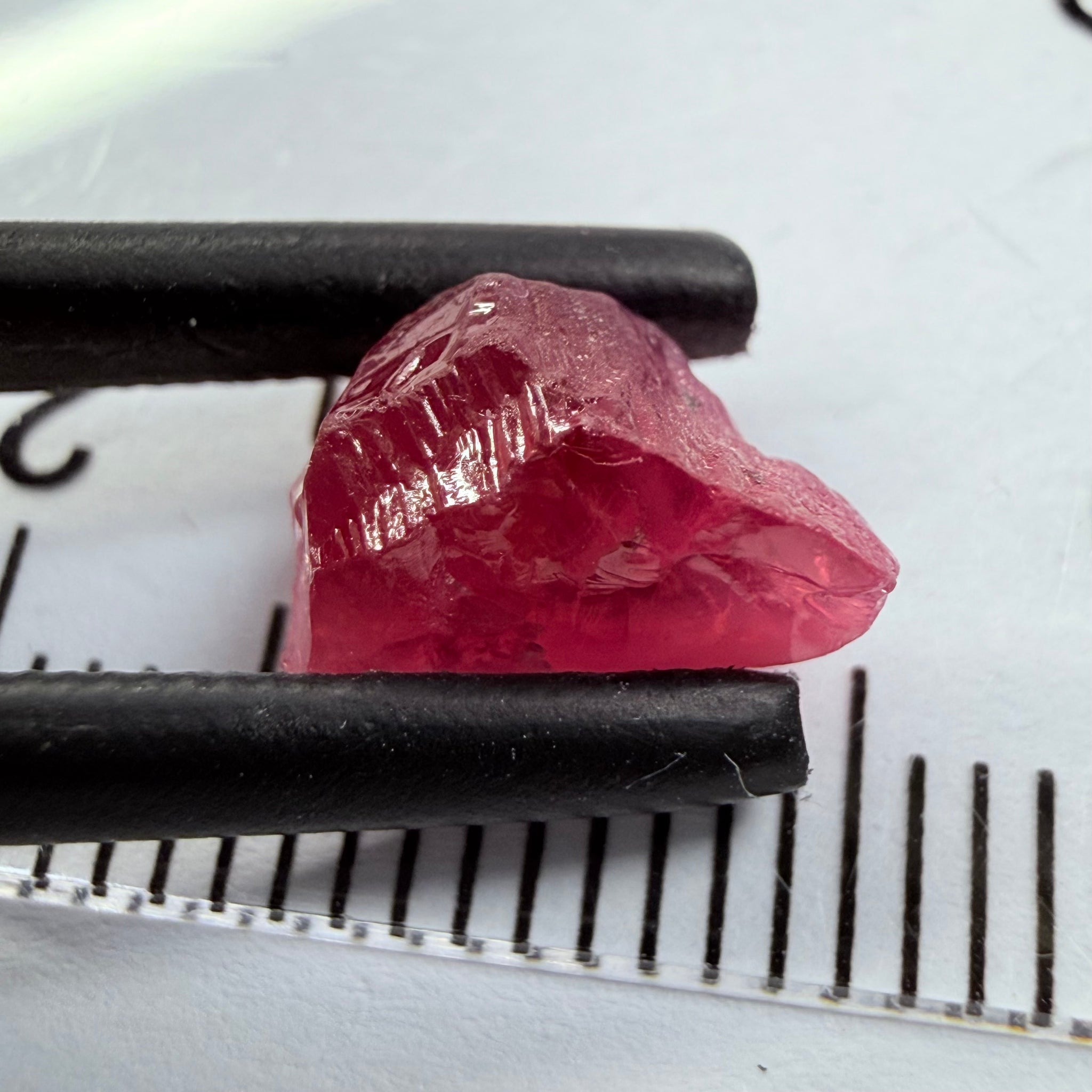 Winza Ruby, 2.83ct, Winza, Tanzania, Untreated Unheated, fractures inside, great for setting in jewellery as is