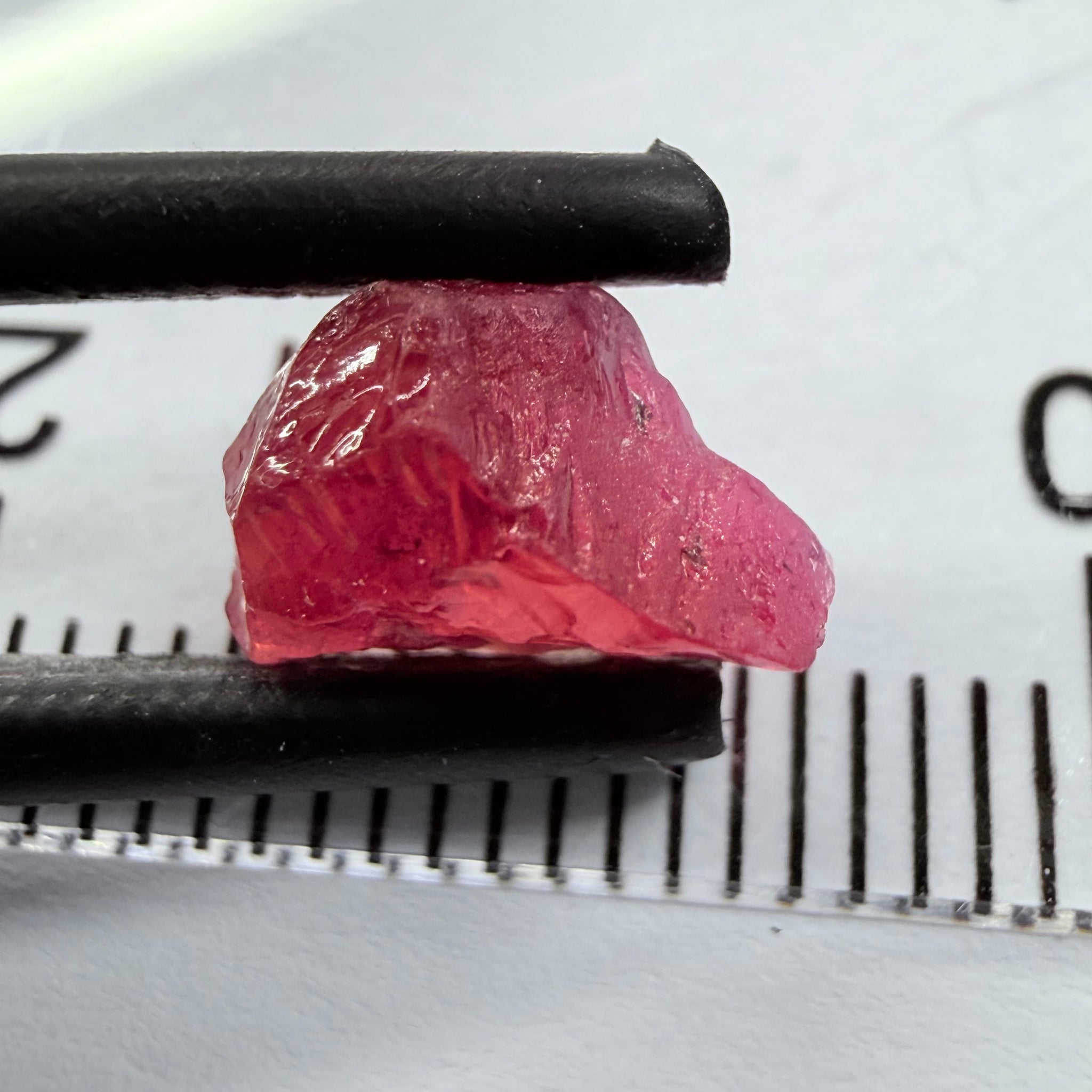 Winza Ruby, 2.83ct, Winza, Tanzania, Untreated Unheated, fractures inside, great for setting in jewellery as is