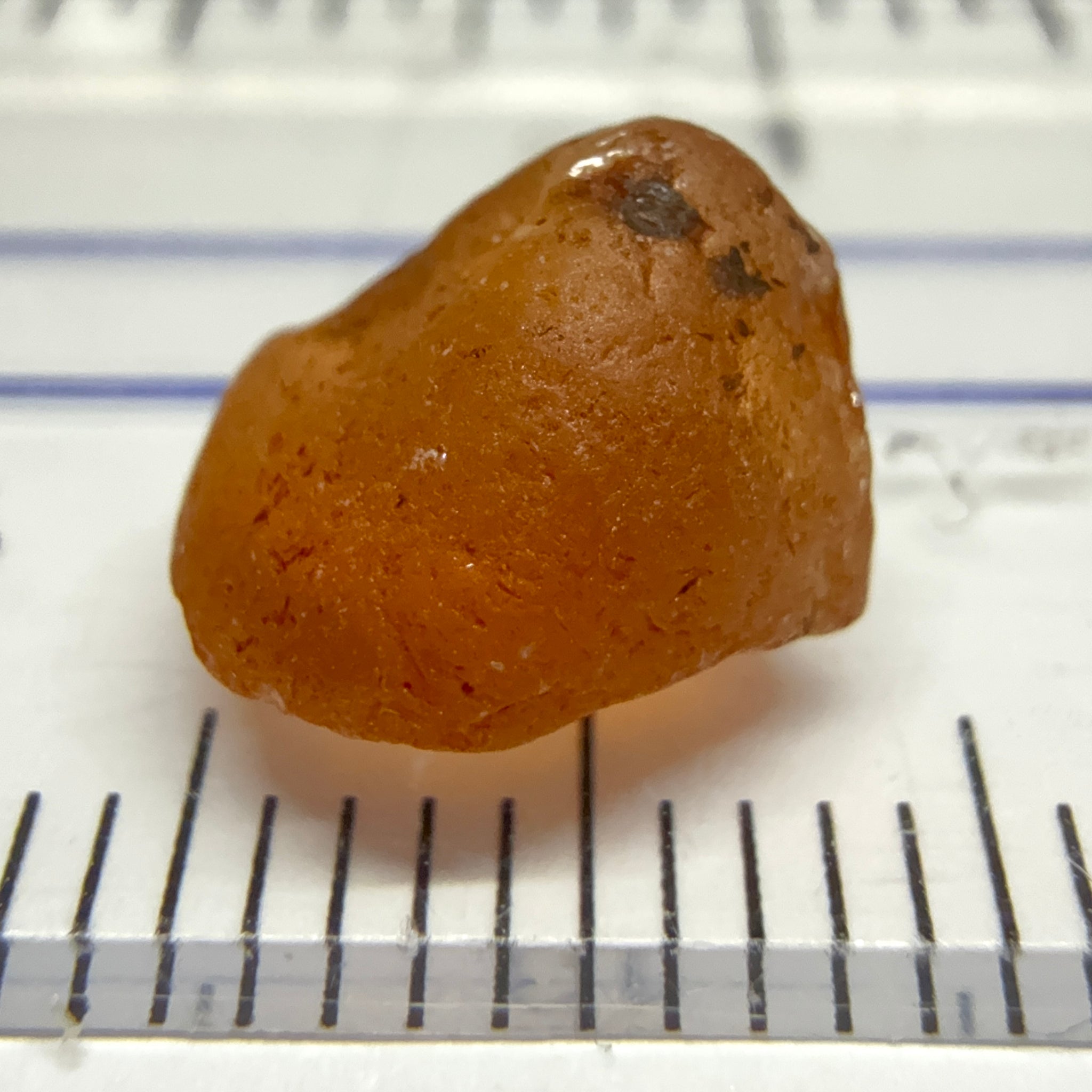 Malaya Garnet, 3.53ct, Tanzania, Untreated Unheated. VVS - IF