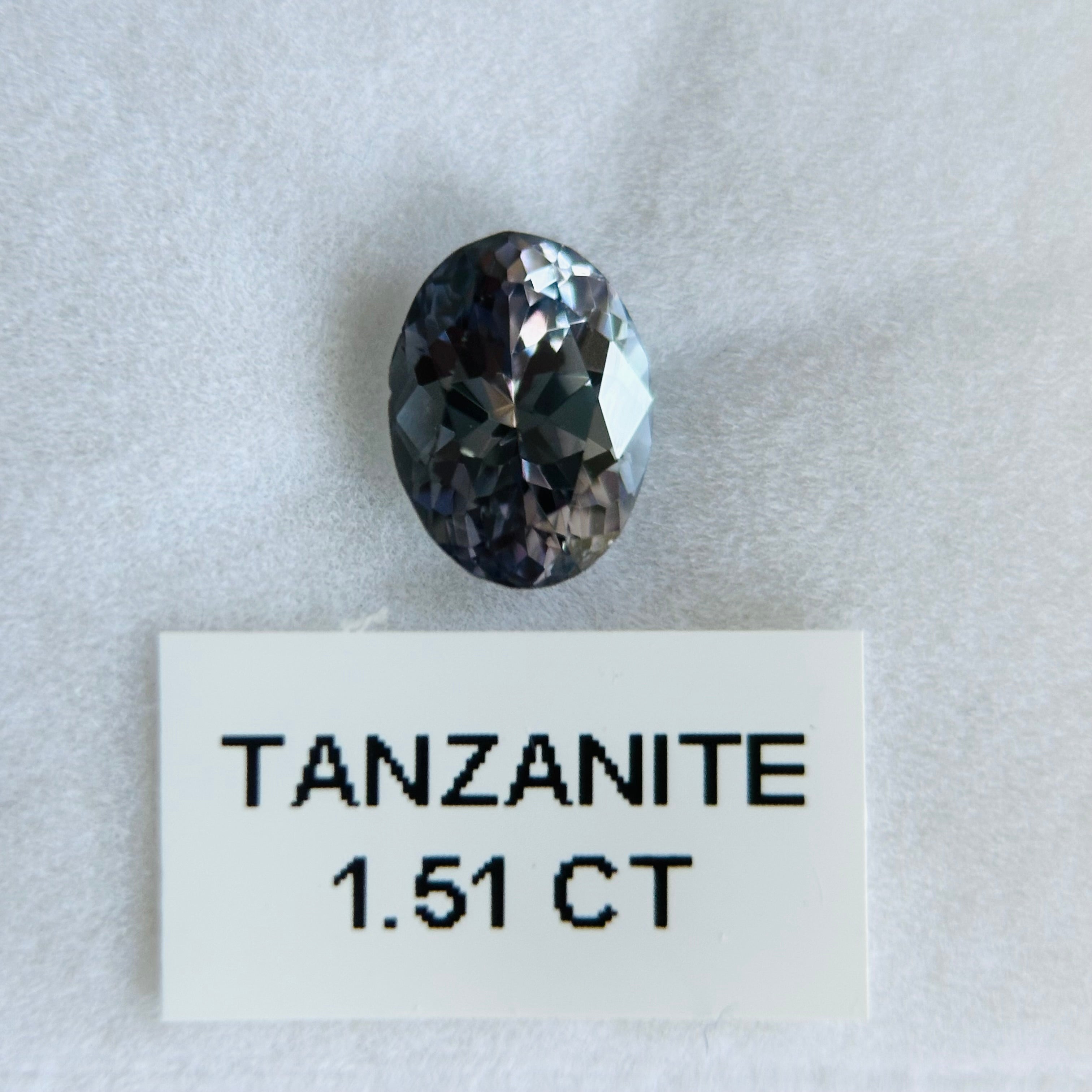 1.51ct Tanzanite, Tanzania. Unheated Untreated