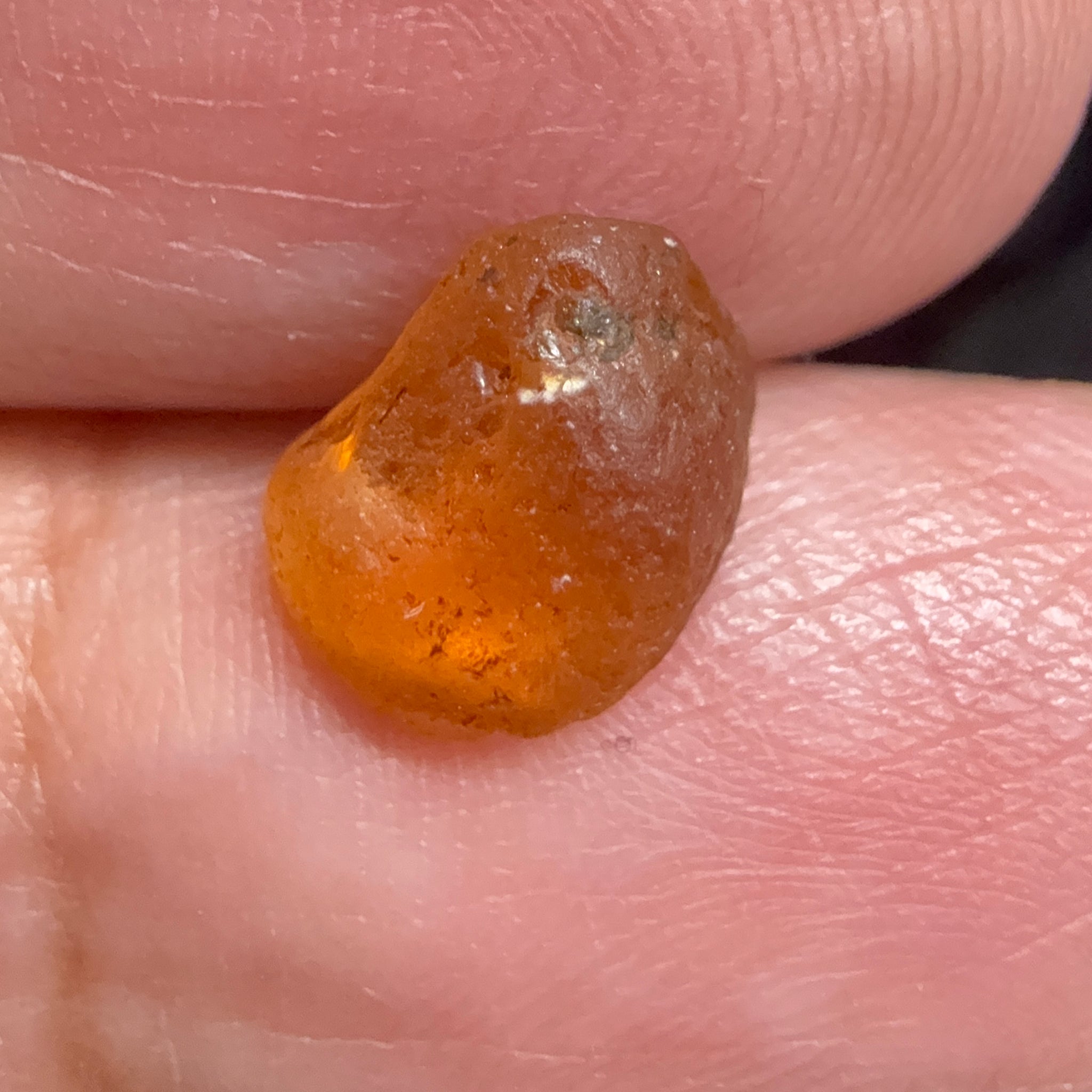 Malaya Garnet, 3.53ct, Tanzania, Untreated Unheated. VVS - IF