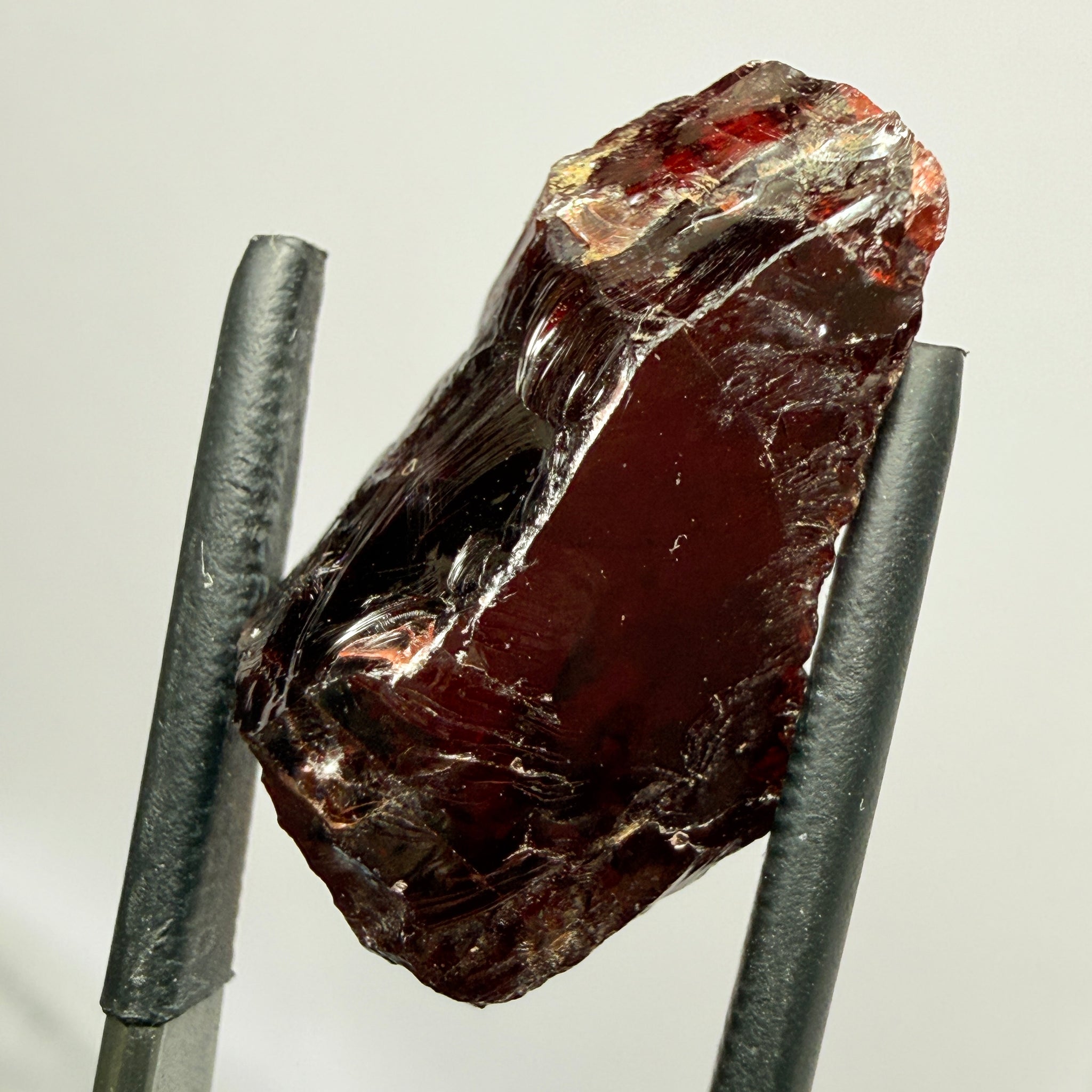 Umba Garnet, 25.81ct, Umba Valley, Tanzania, Untreated Unheated, fine silk inside, very dark