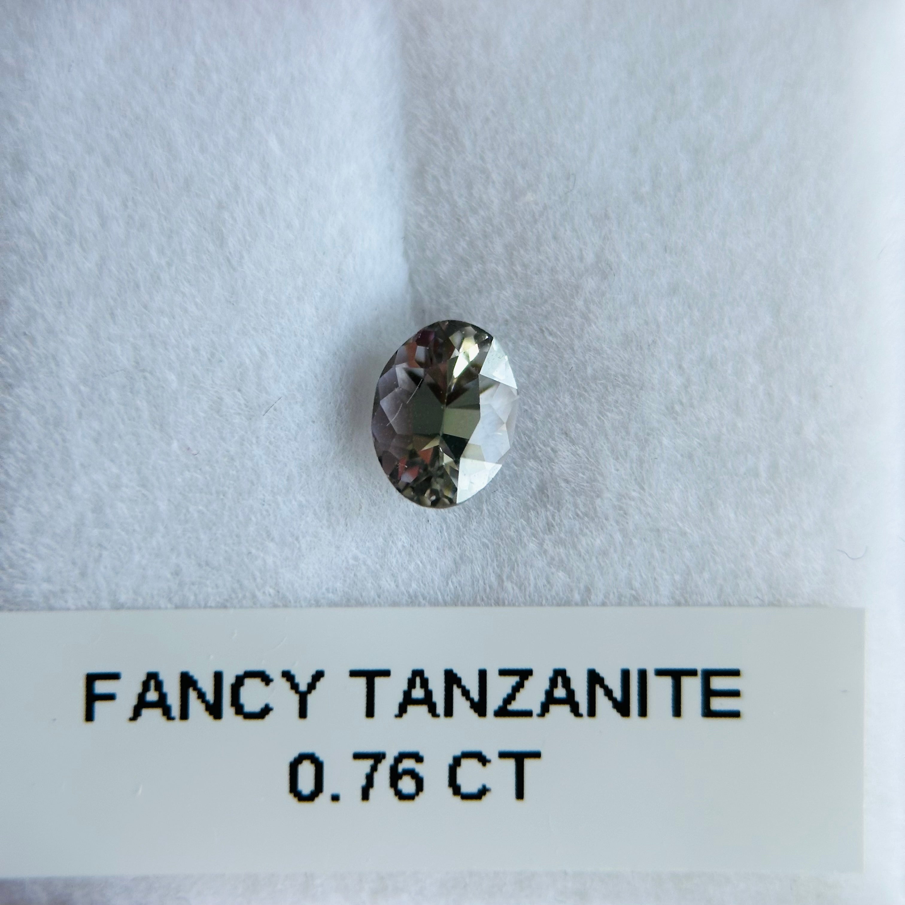 0.76ct Fancy Tanzanite, Tanzania. Unheated Untreated