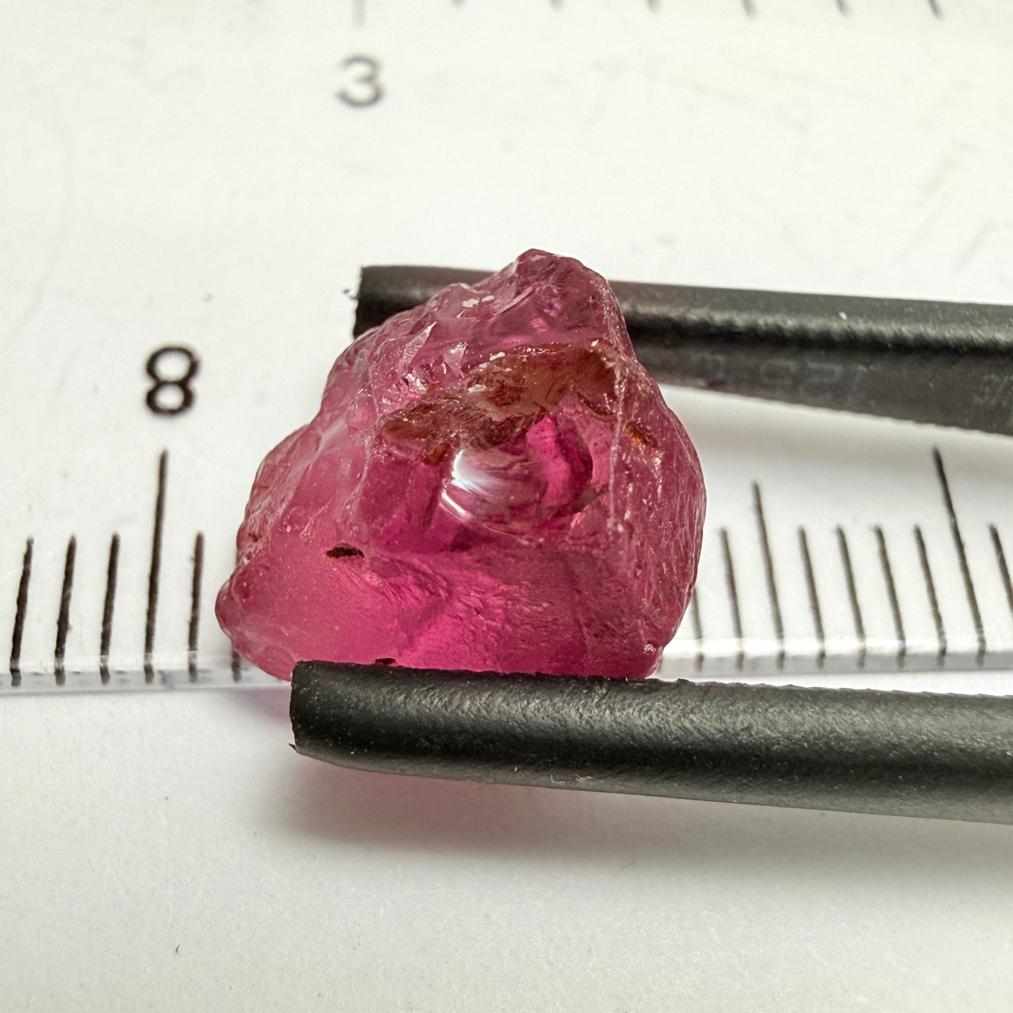 Tanga Garnet, 6.48ct, Tanzania, Untreated Unheated, slightly included, see shape