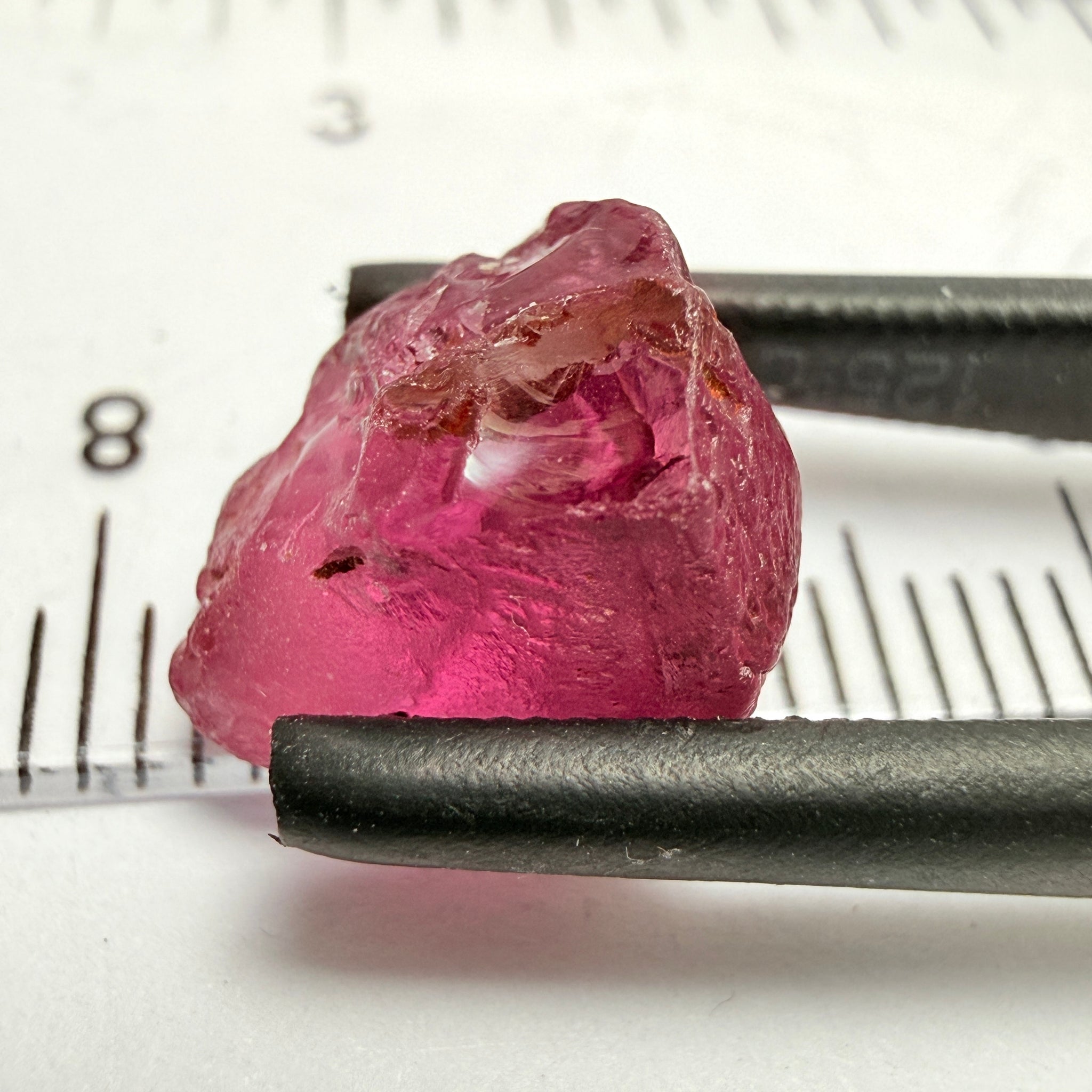 Tanga Garnet, 6.48ct, Tanzania, Untreated Unheated, slightly included, see shape