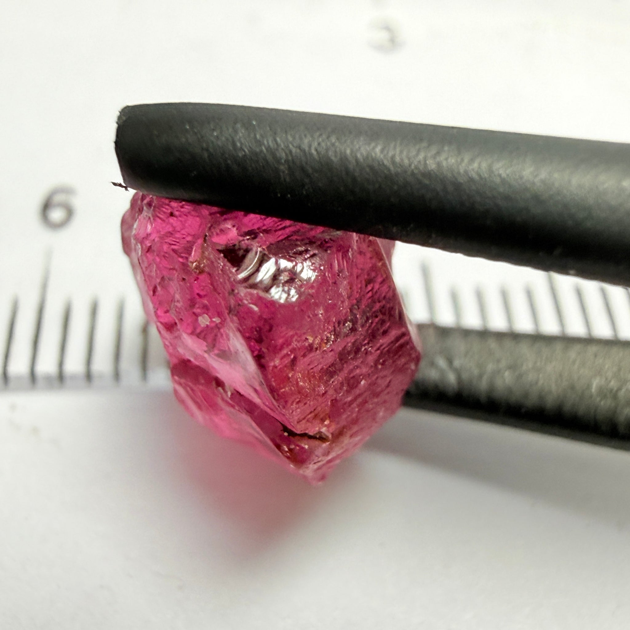 Tanga Garnet, 6.48ct, Tanzania, Untreated Unheated, slightly included, see shape